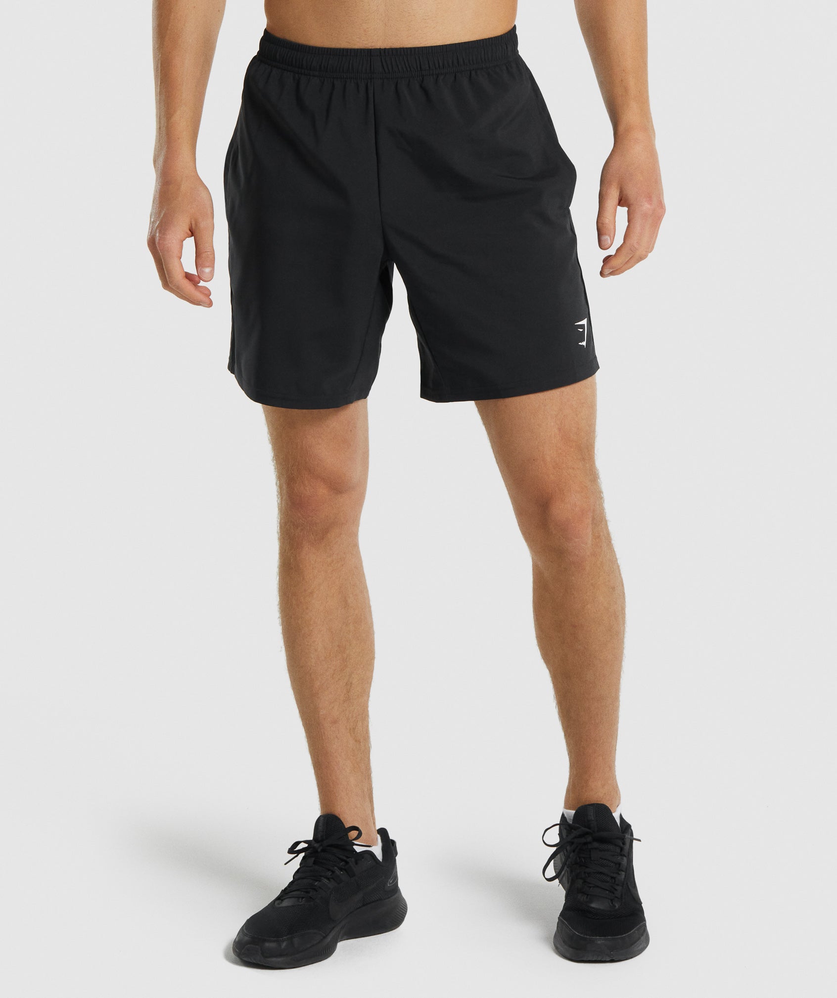 Black Men's Gymshark Arrival Shorts | ISREUT-784