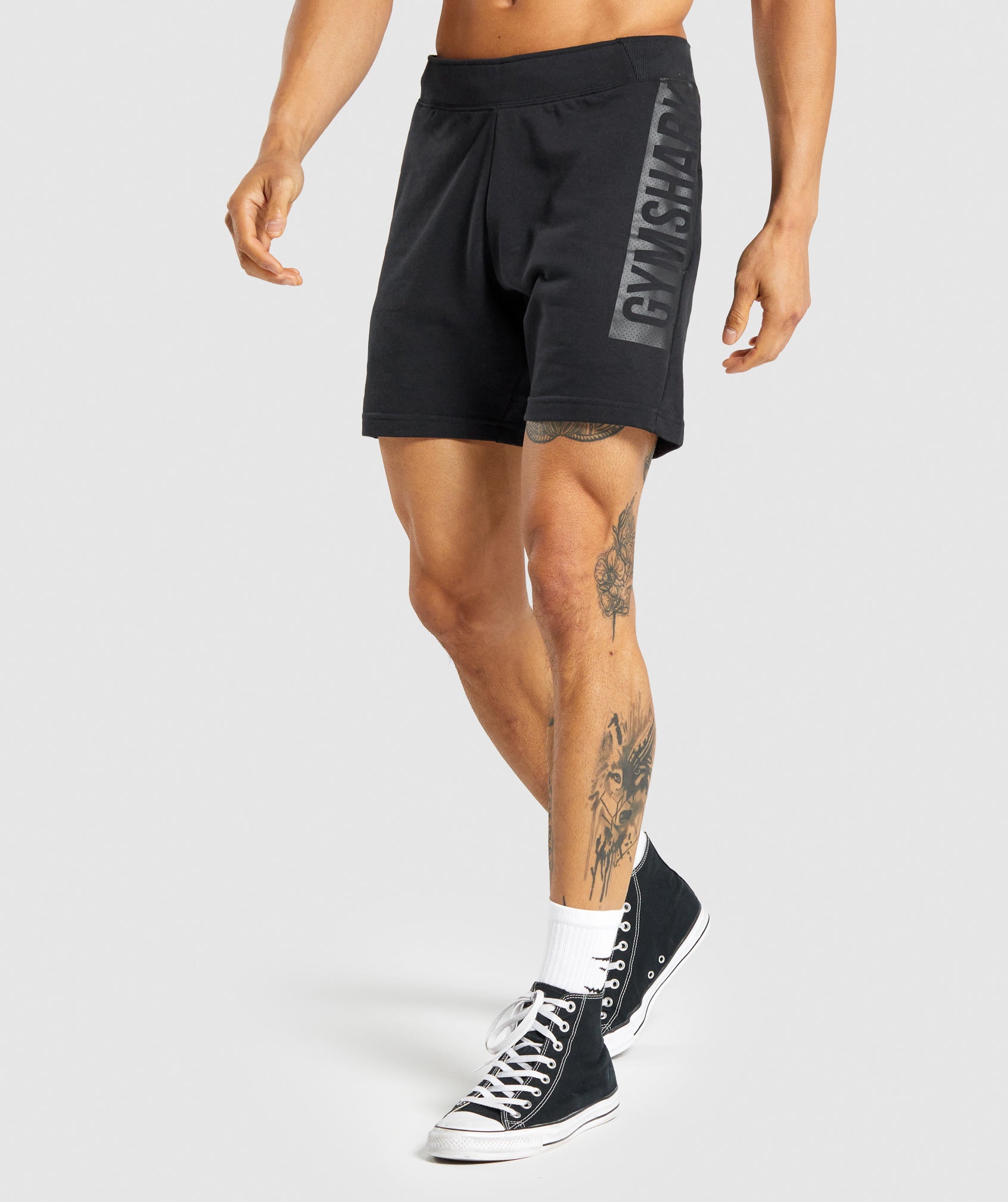 Black Men's Gymshark Bold Shorts | USKQJD-619