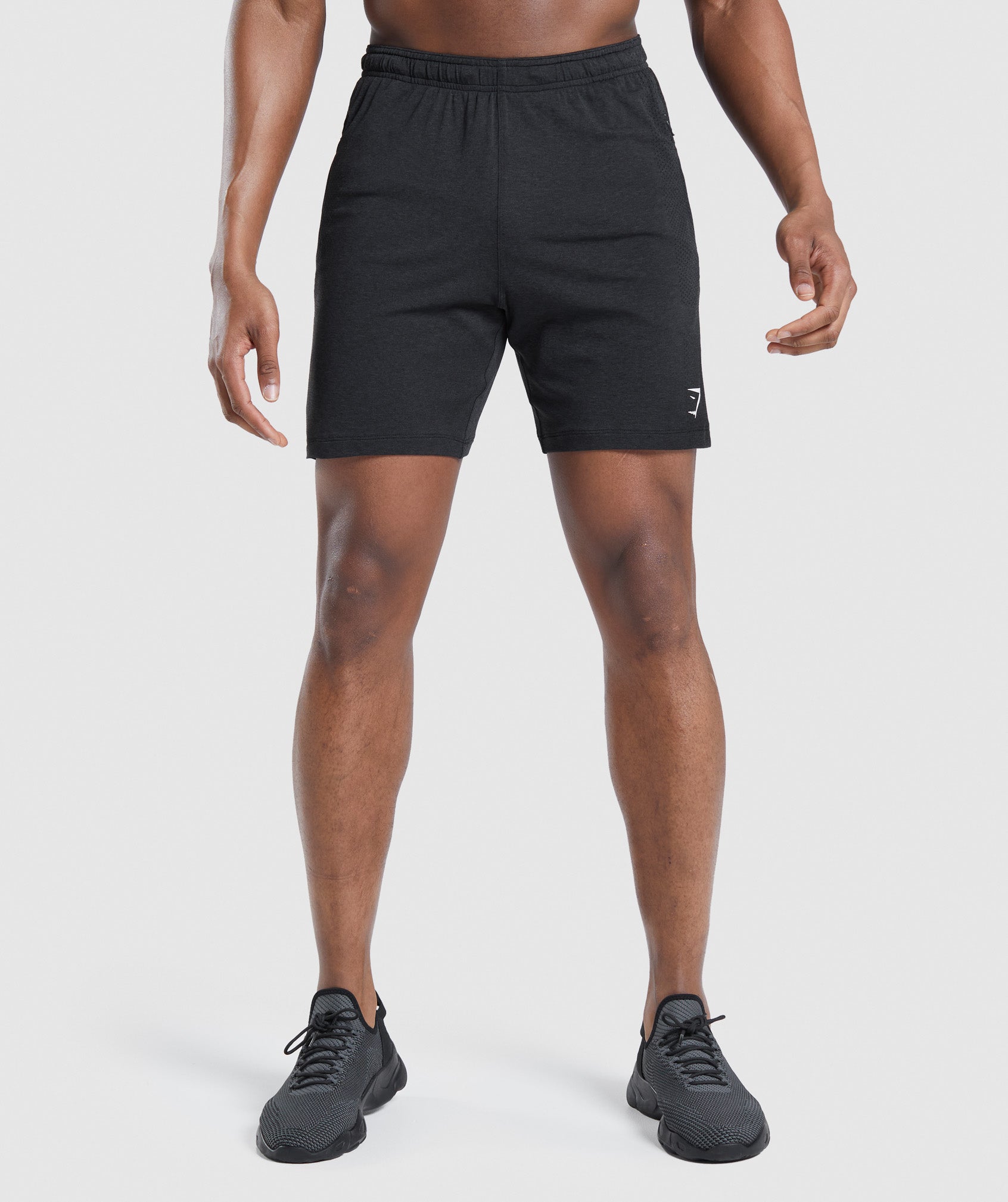 Black Men's Gymshark Vital Light Shorts | VOXJDK-691