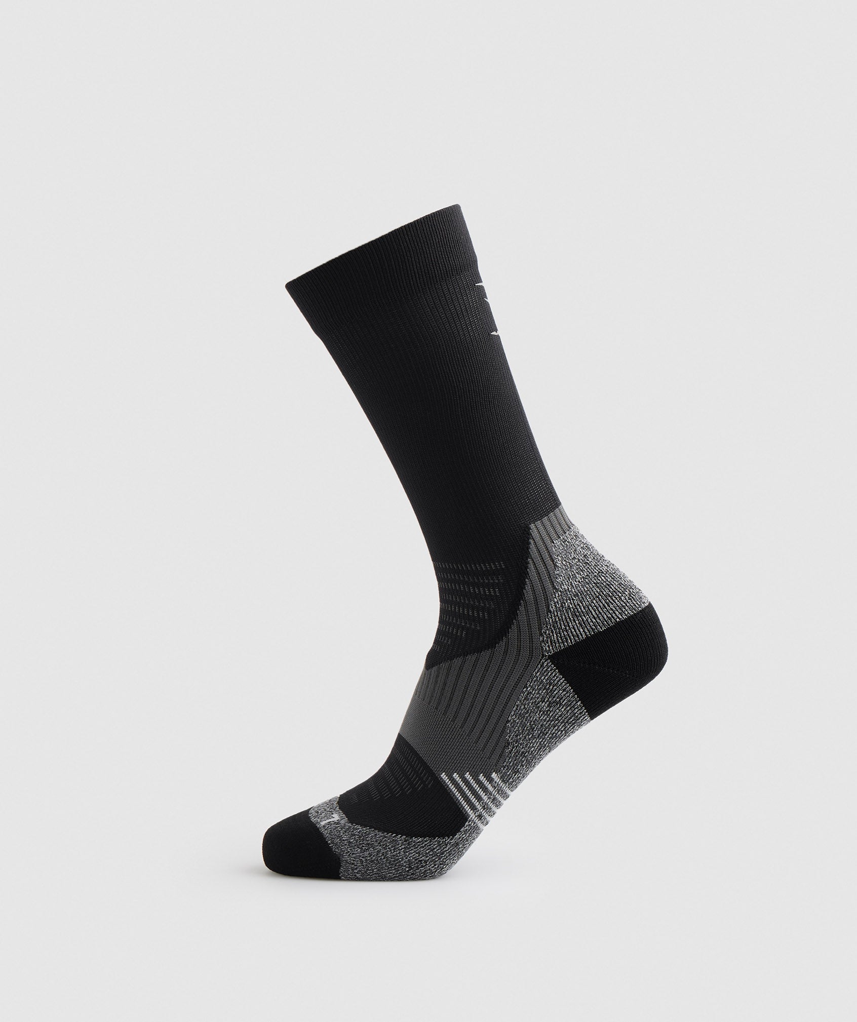 Black Women's Gymshark Crew Performance Socks | JHVOXC-452