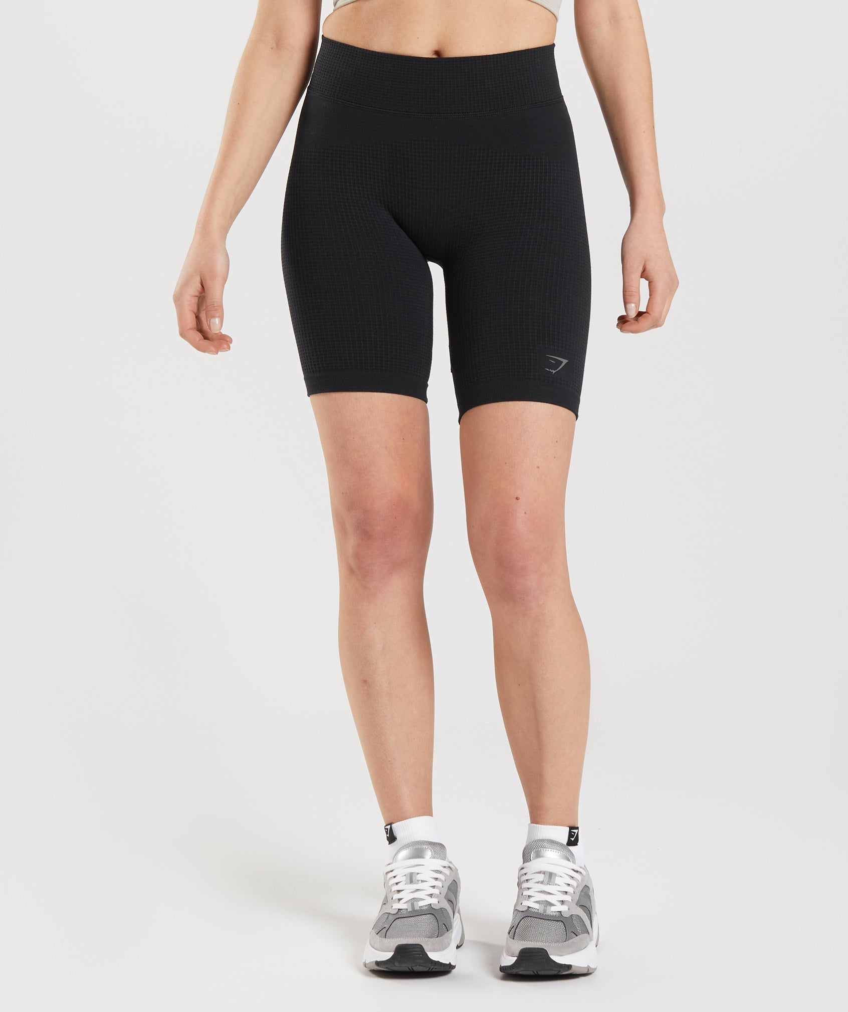 Black Women's Gymshark Pause Seamless Cycling Shorts | SZFTON-374