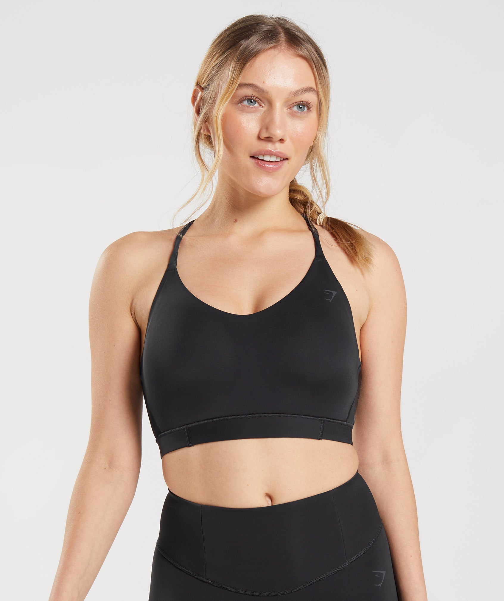 Black Women's Gymshark Studio Sports Bra | UIJNOT-021