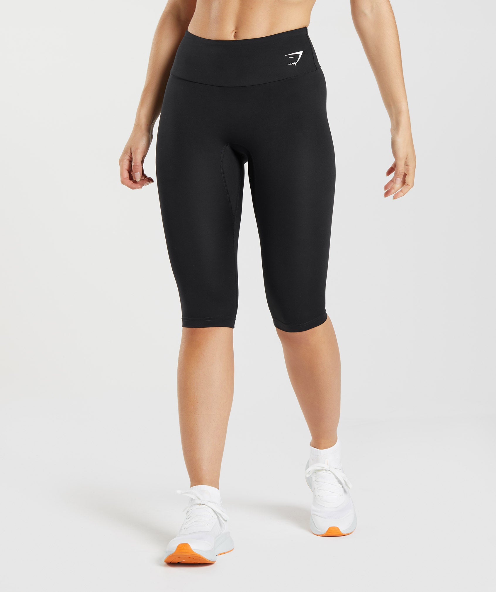 Black Women's Gymshark Training Cropped Leggings | IMHFNS-904