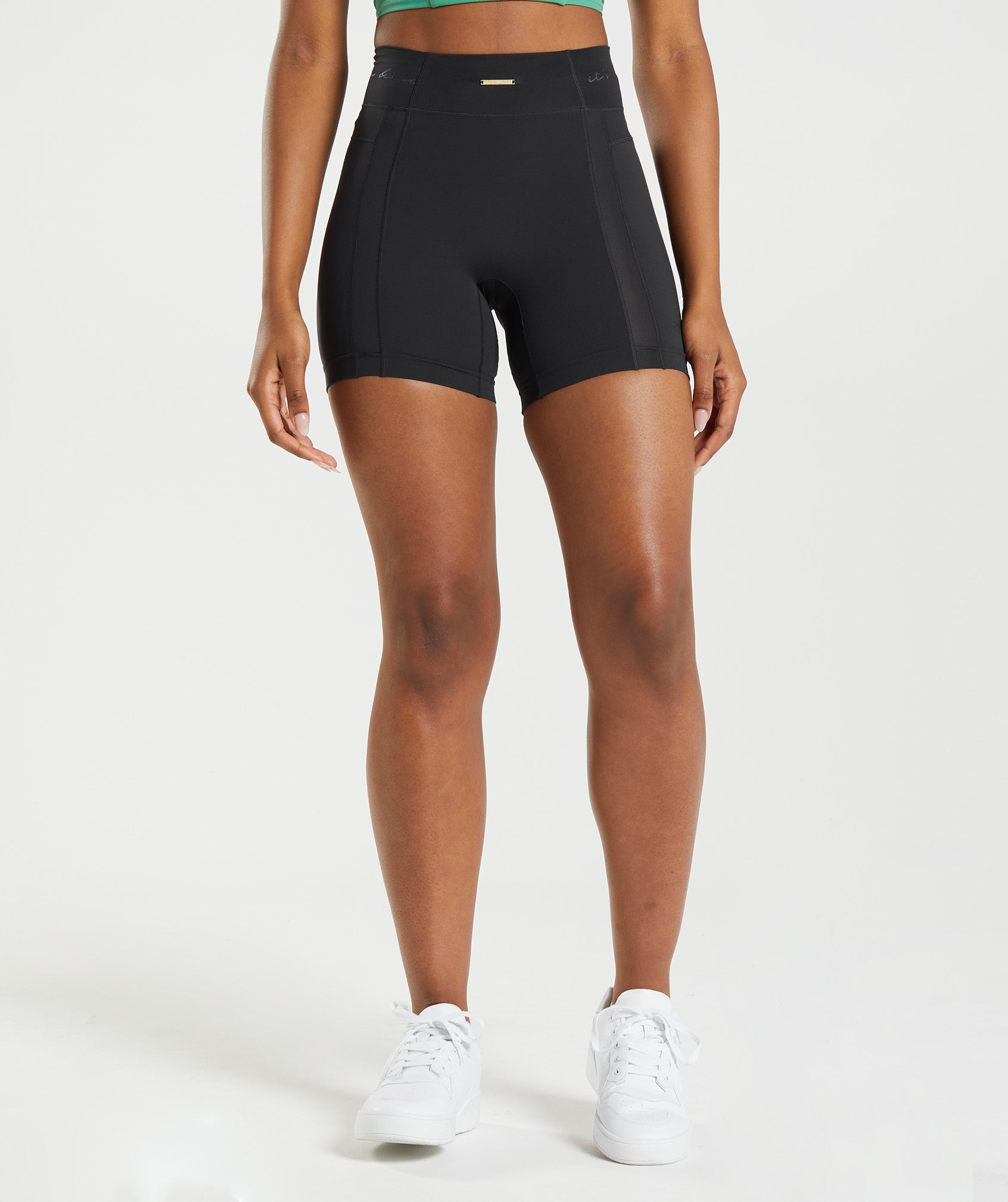 Black Women's Gymshark Whitney Mesh Shorts | VRJEDI-540