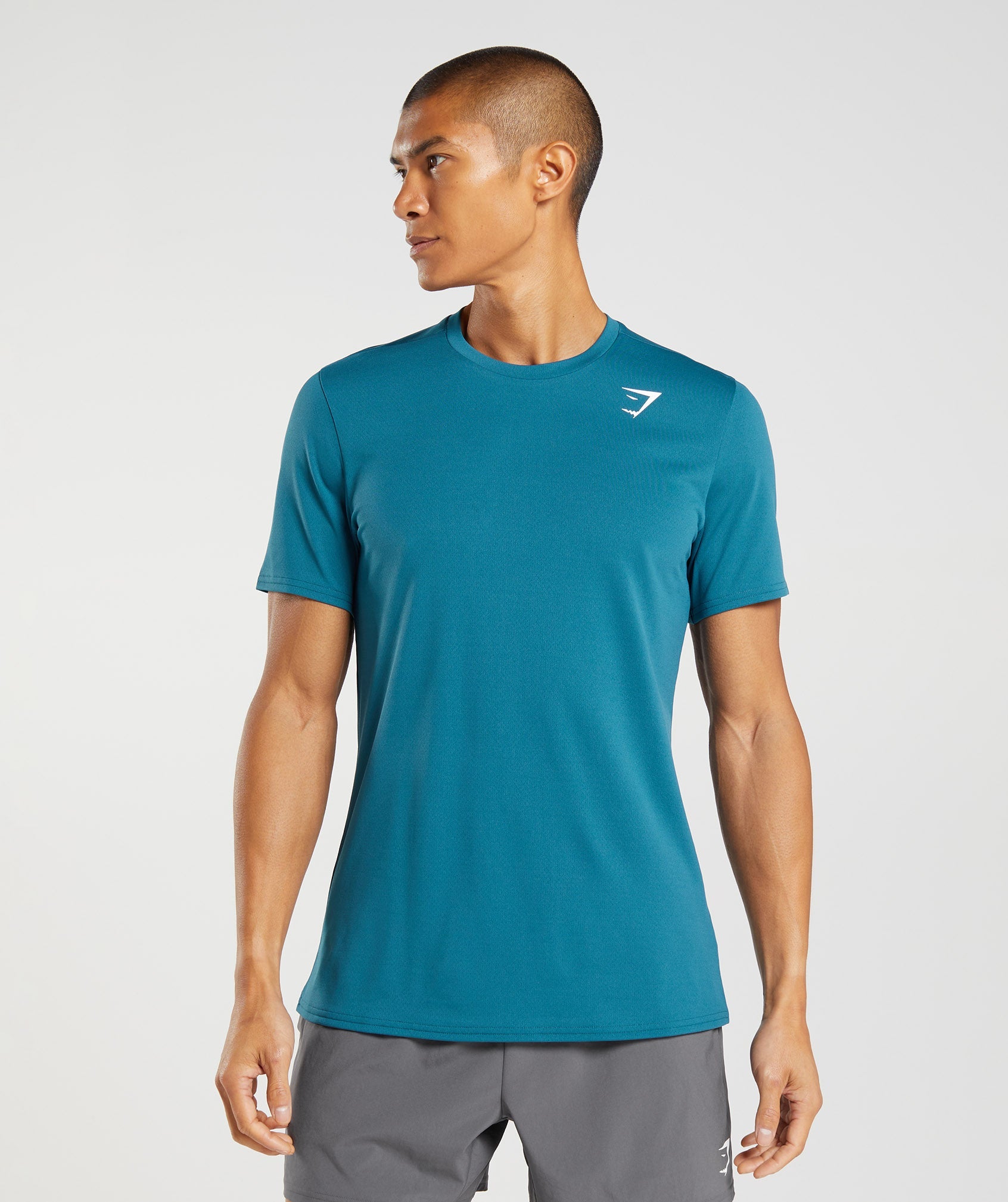 Blue Men's Gymshark Arrival T Shirts | BKLNZP-854