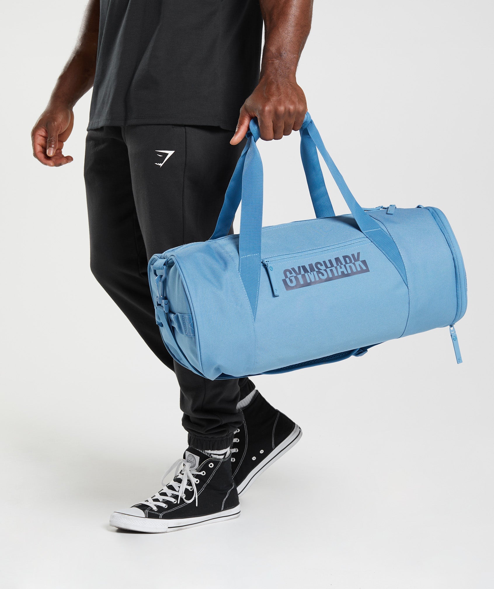 Blue Women's Gymshark Bold Barrel Bags | FIVLQG-912