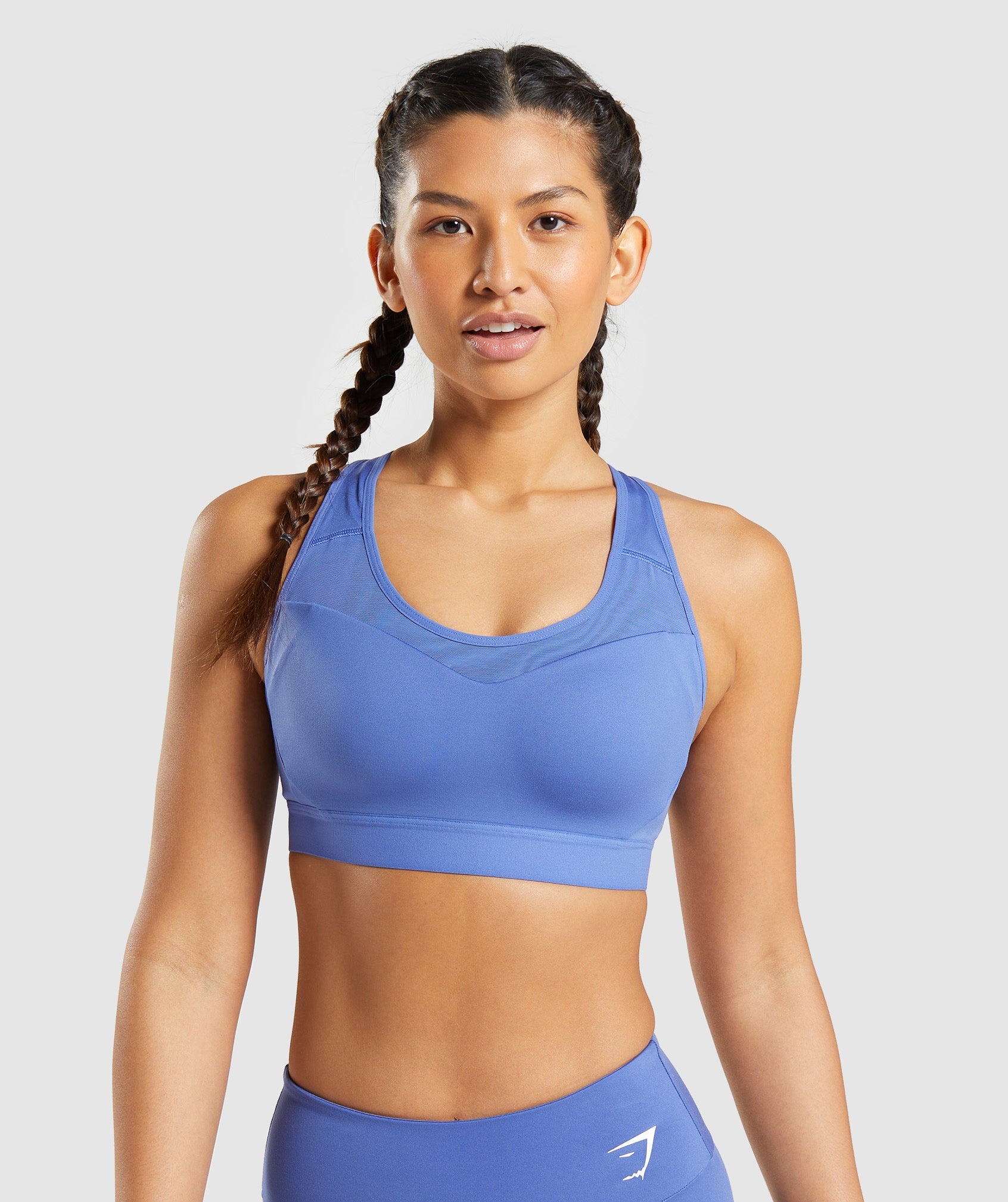 Blue Women's Gymshark Open Back Sports Bra | UMBKAL-647