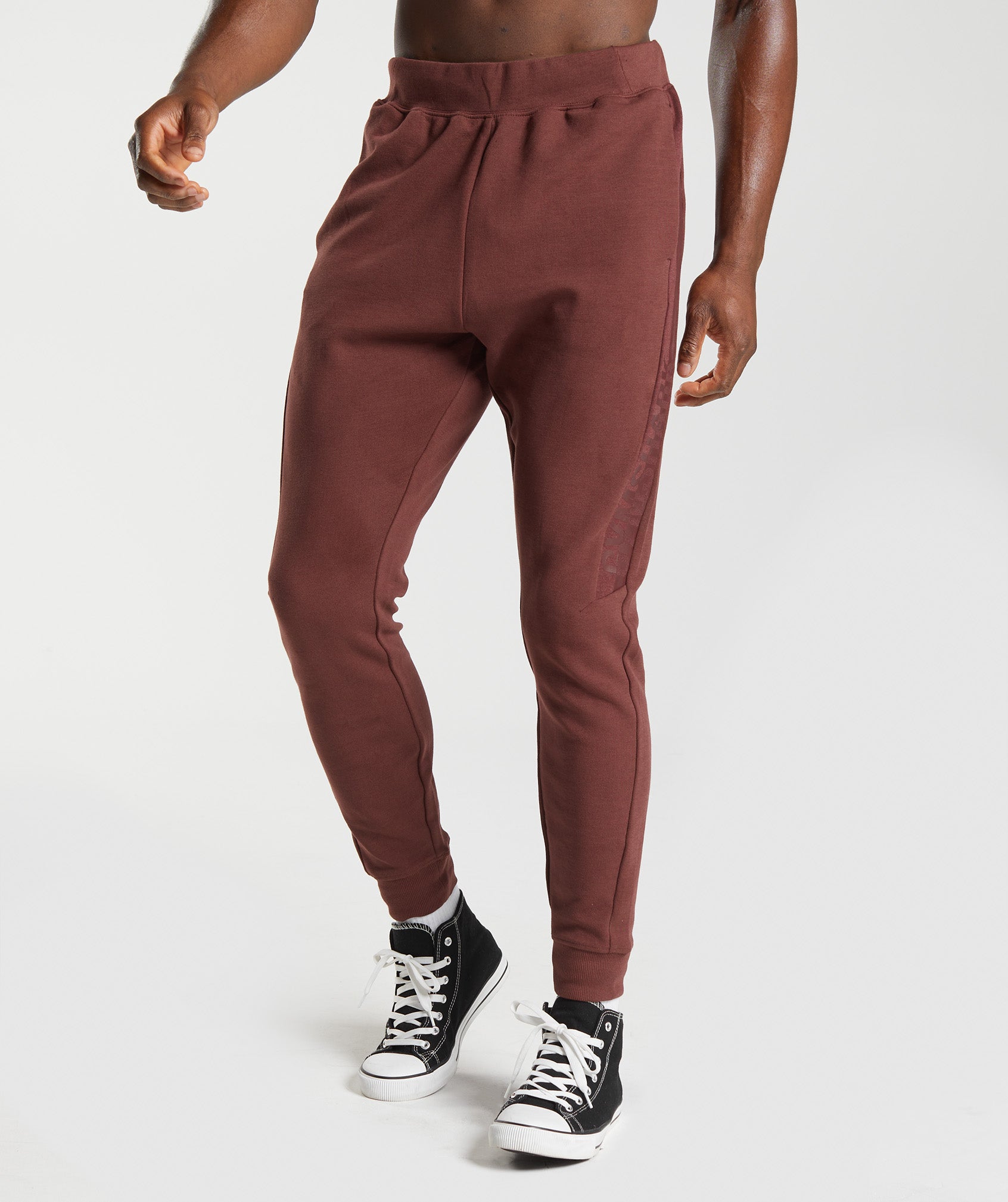 Brown Men's Gymshark Bold React Jogger | RTGMPE-841