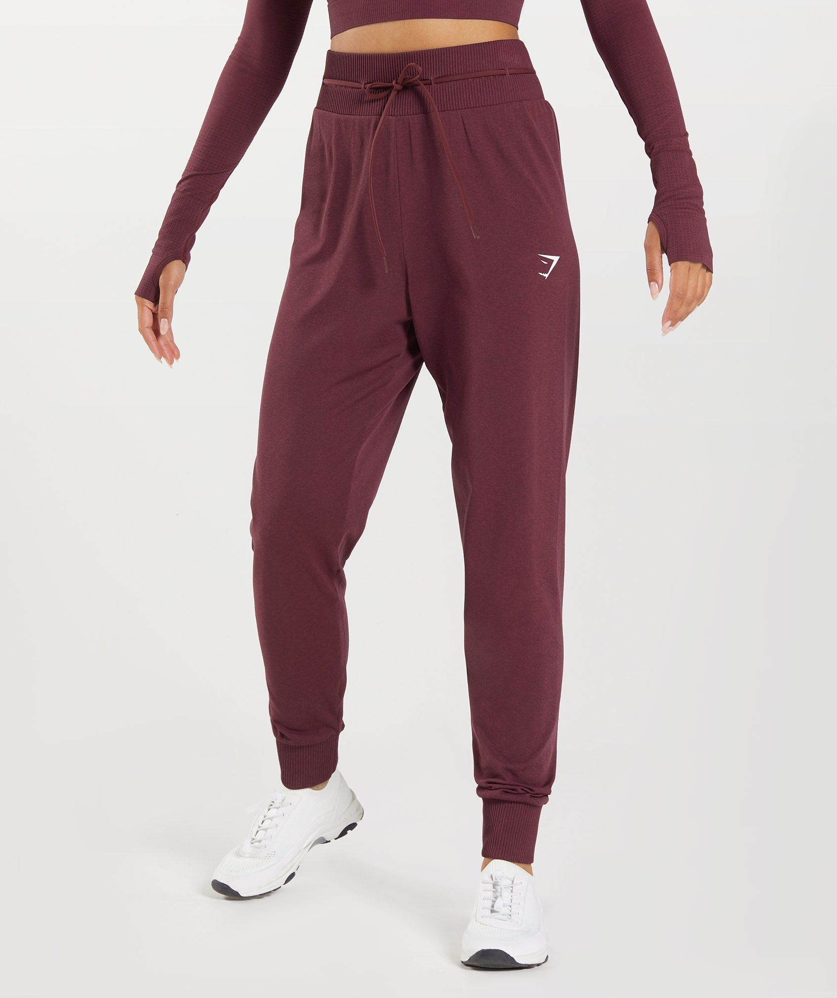 Burgundy Women's Gymshark Vital Seamless 2.0 Jogger | IRQWVC-327