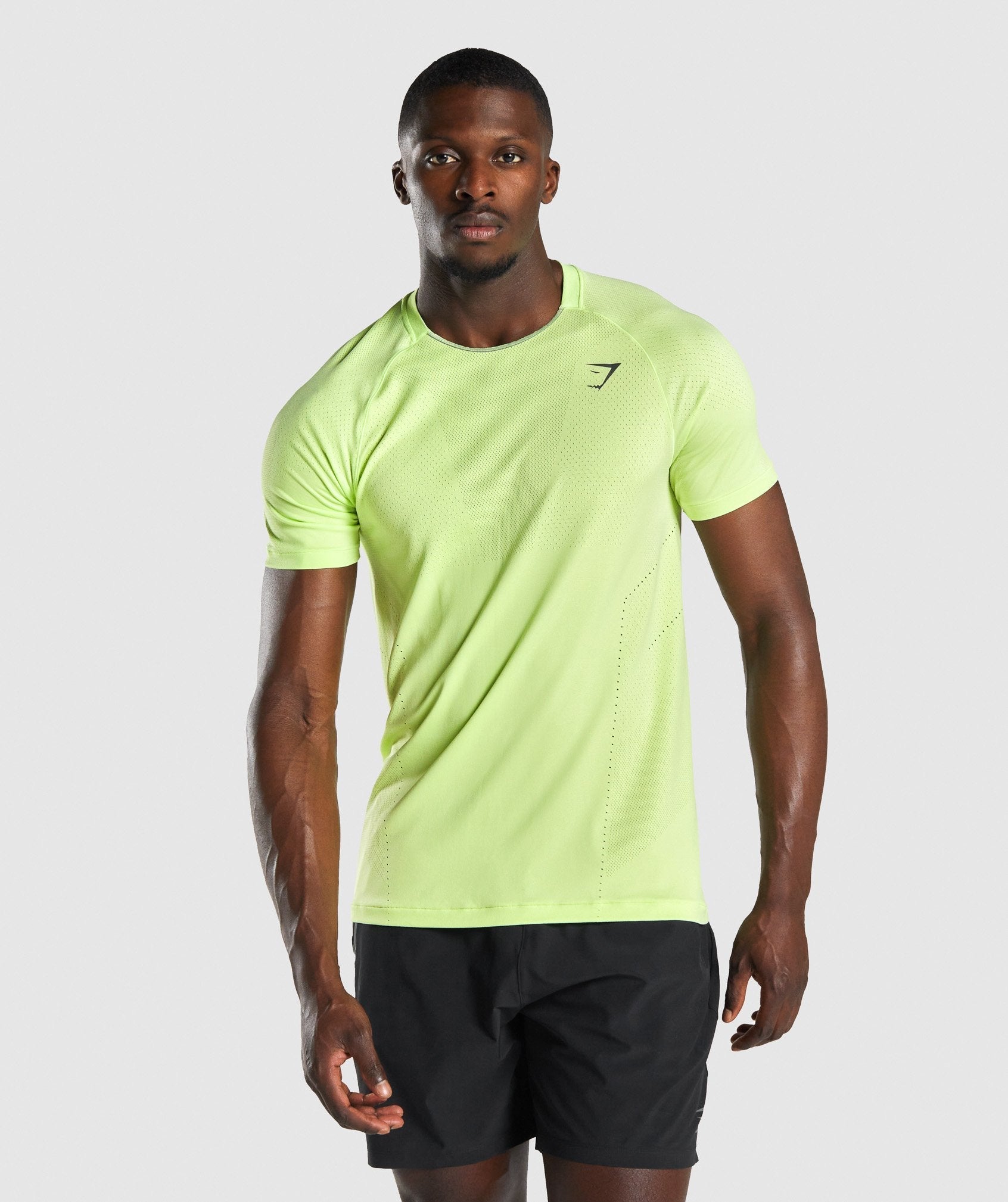 Green Men's Gymshark Apex Perform T Shirts | OLYEBZ-729