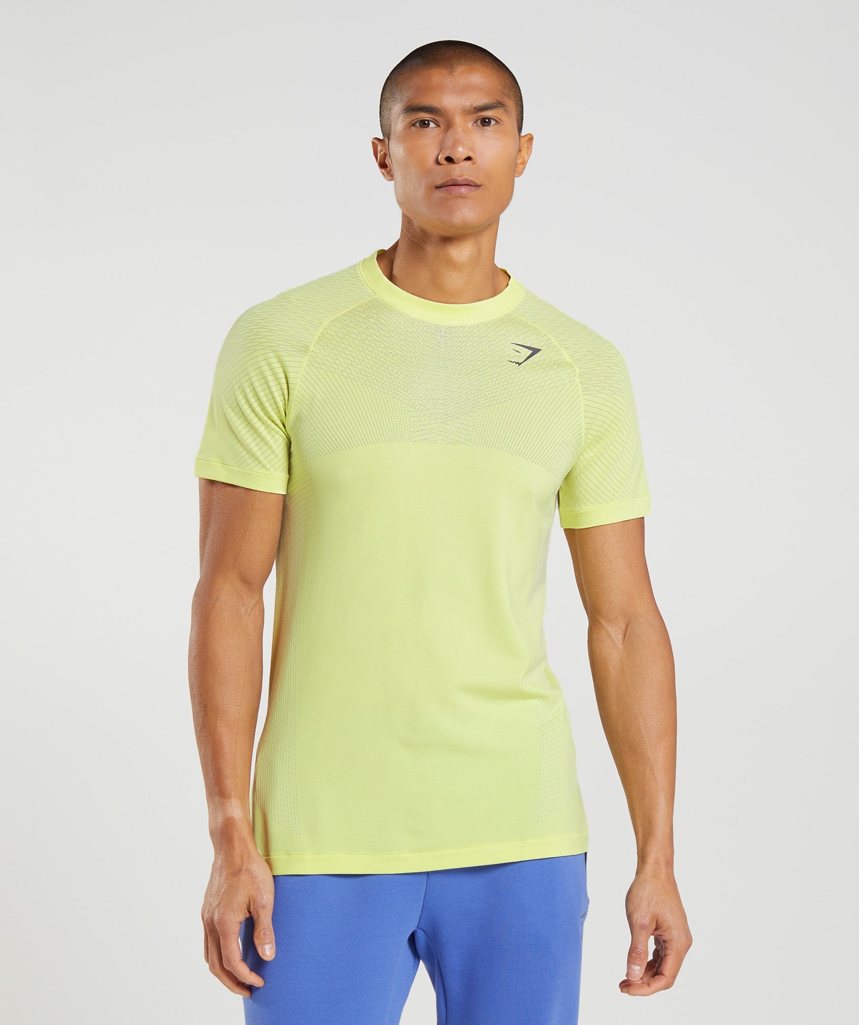 Green / White Men's Gymshark Apex Seamless T Shirts | YCTQBI-705