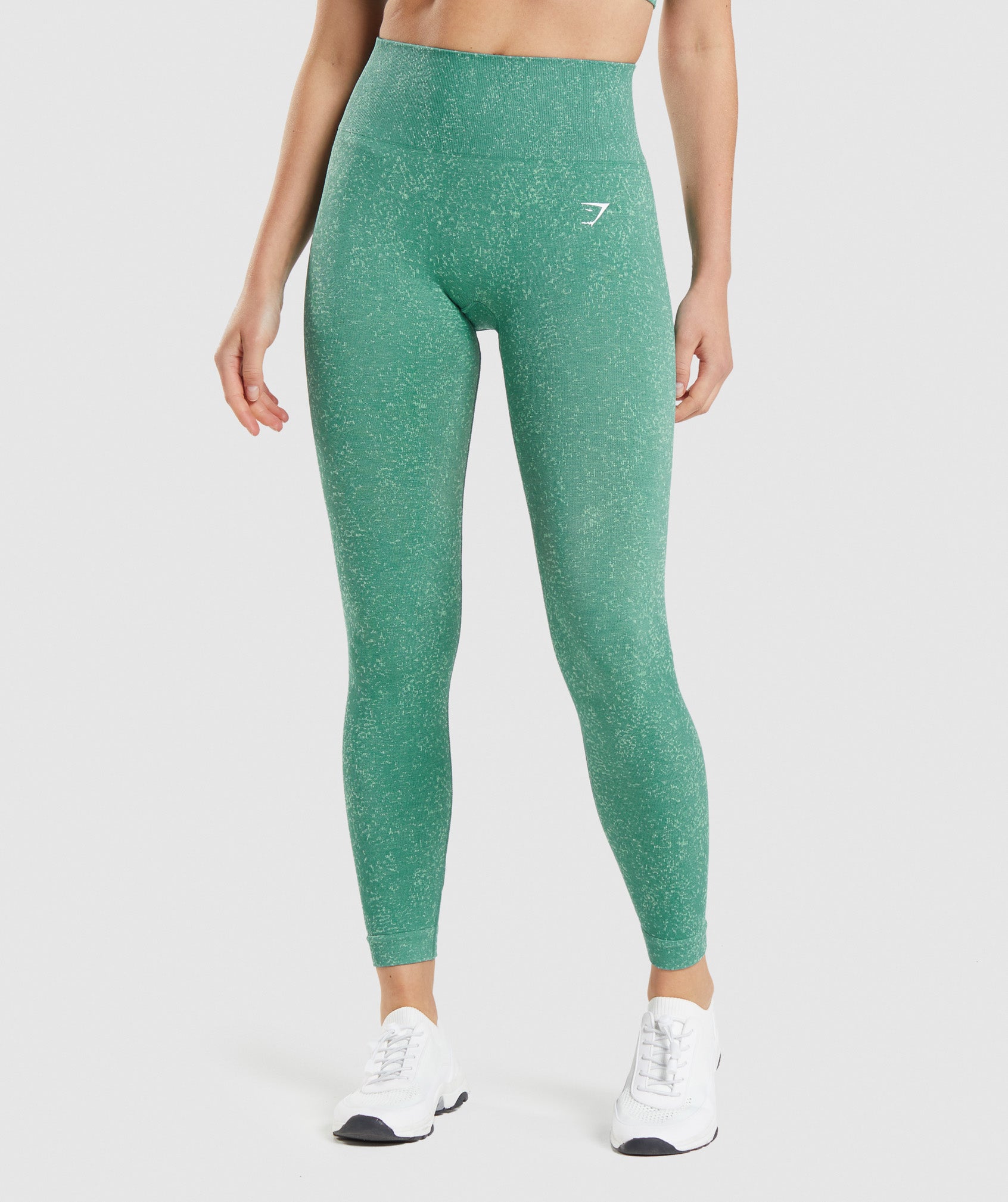 Green Women's Gymshark Adapt Fleck Seamless Leggings | OUEGZF-012