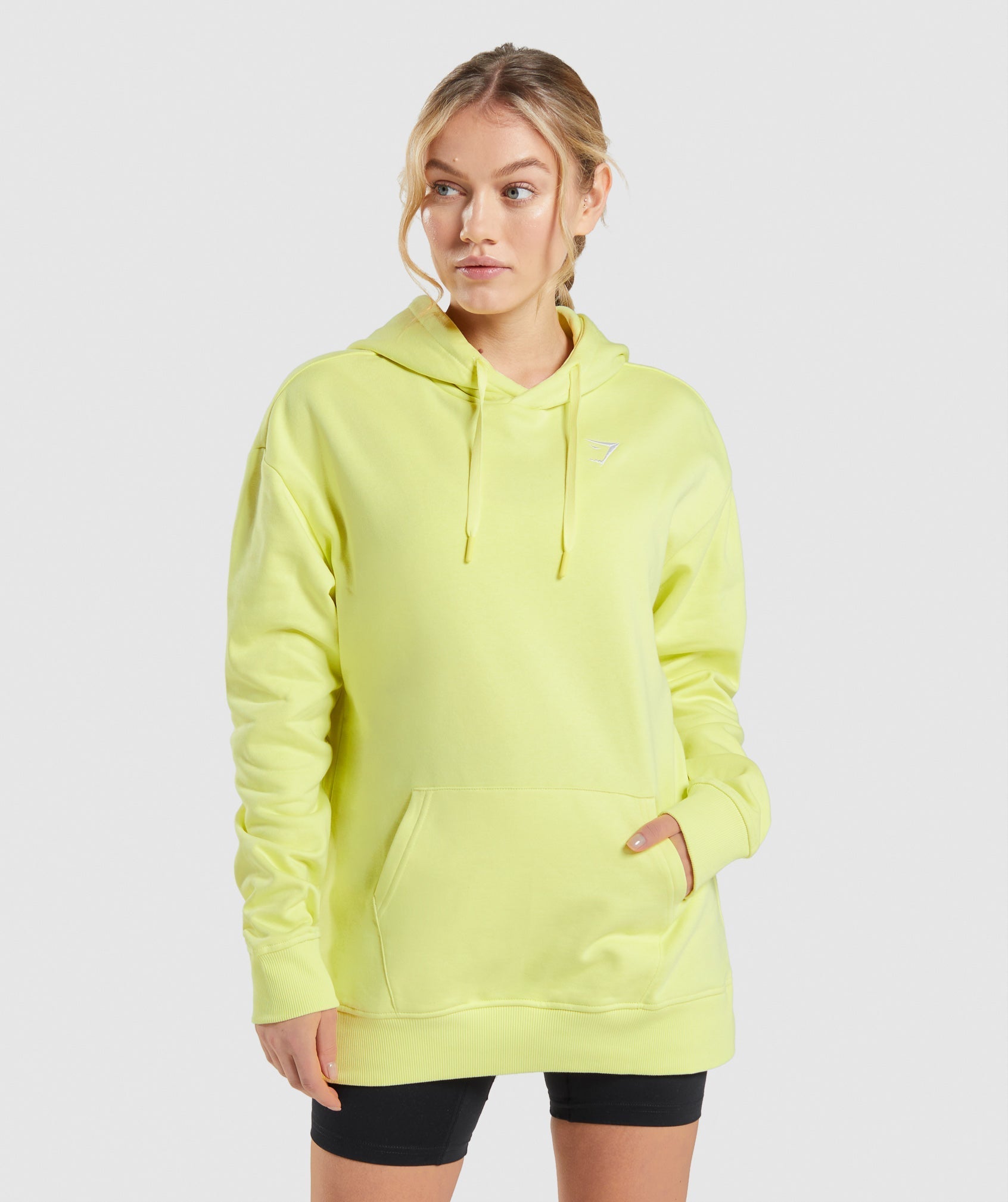 Green Women's Gymshark Training Oversized Hoodie | LPAWZS-501