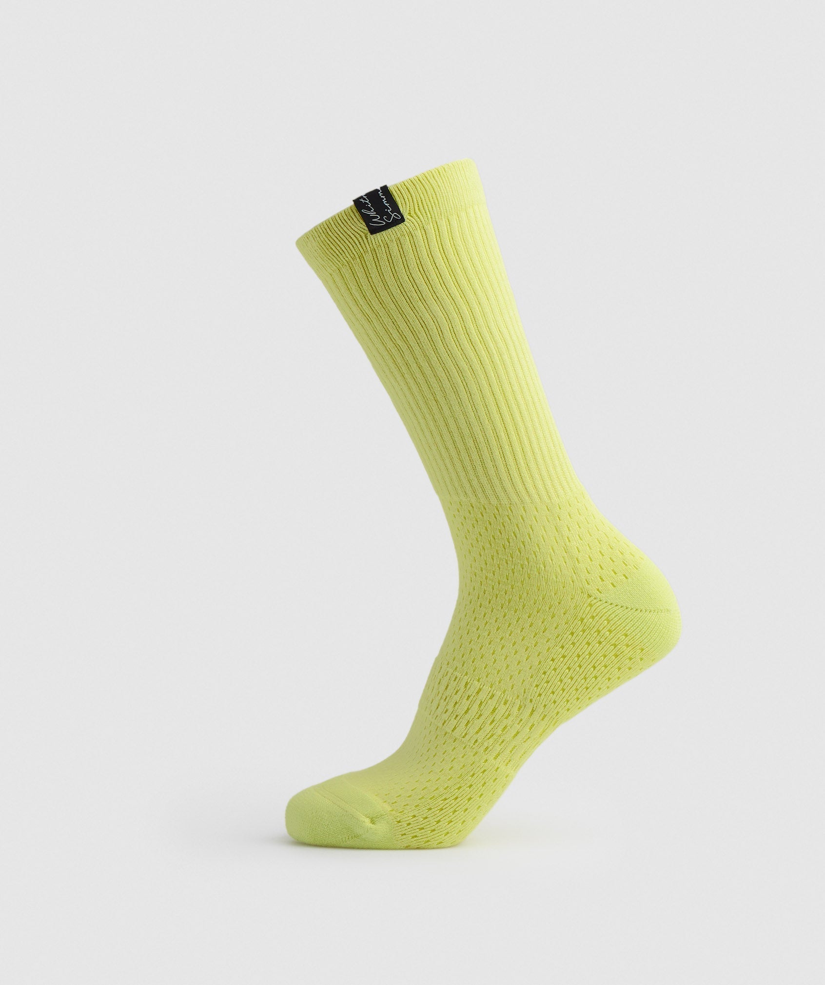 Green Women's Gymshark Whitney Tab Crew 1pk Socks | MUAIRP-184