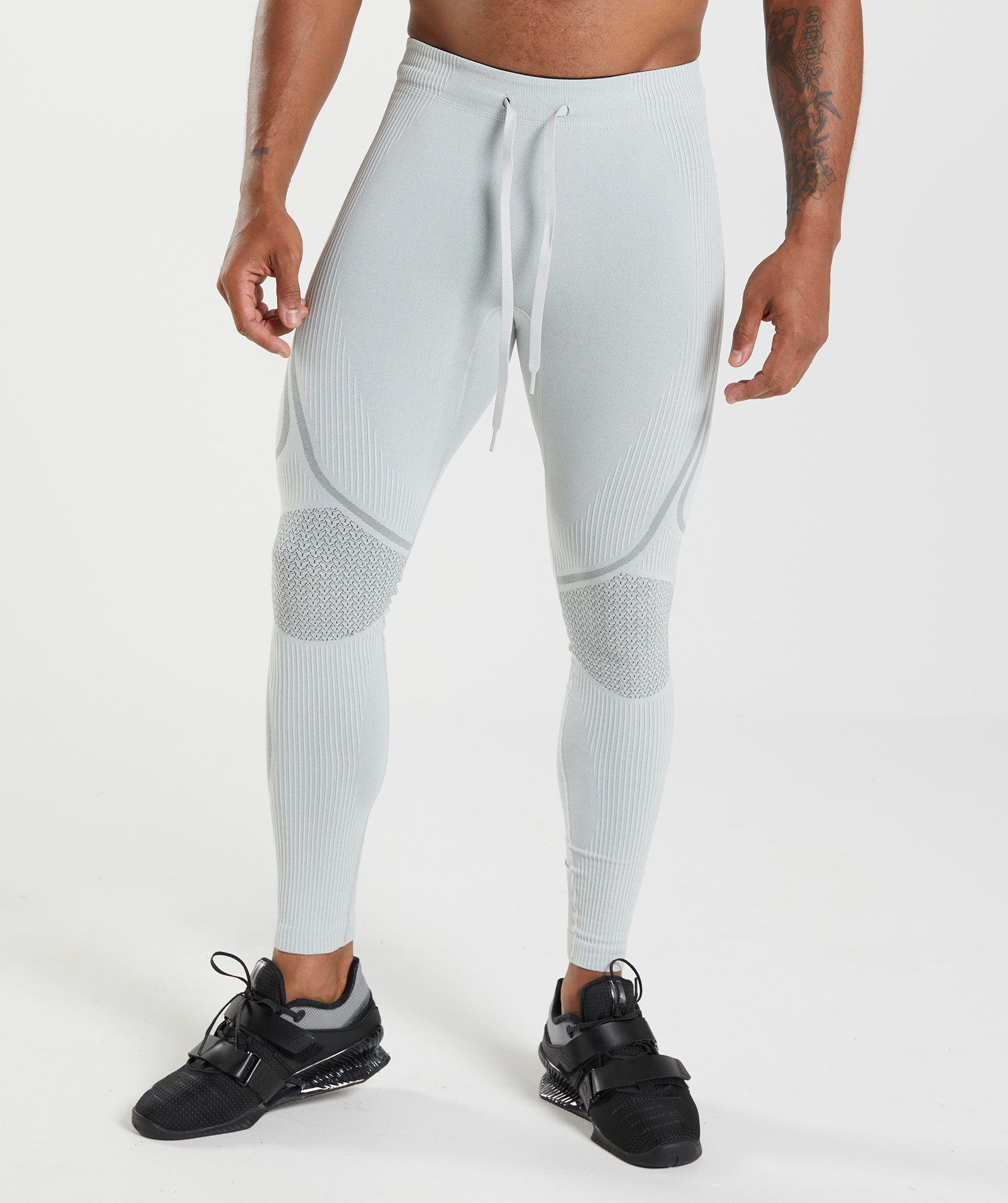 Grey Men's Gymshark 315 Seamless Tights Leggings | YSRTZQ-195