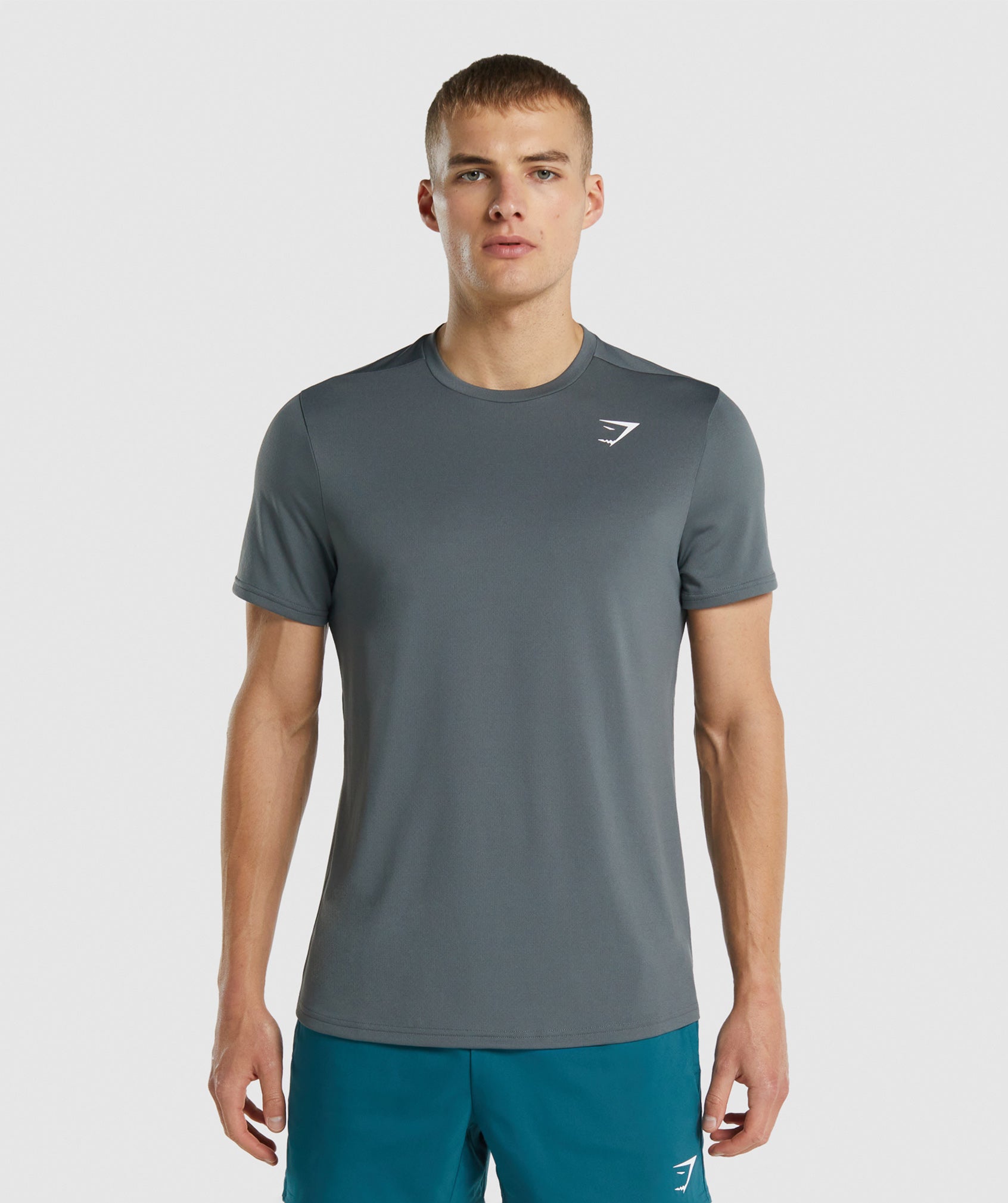 Grey Men's Gymshark Arrival Regular Fit T Shirts | VHGFAN-204