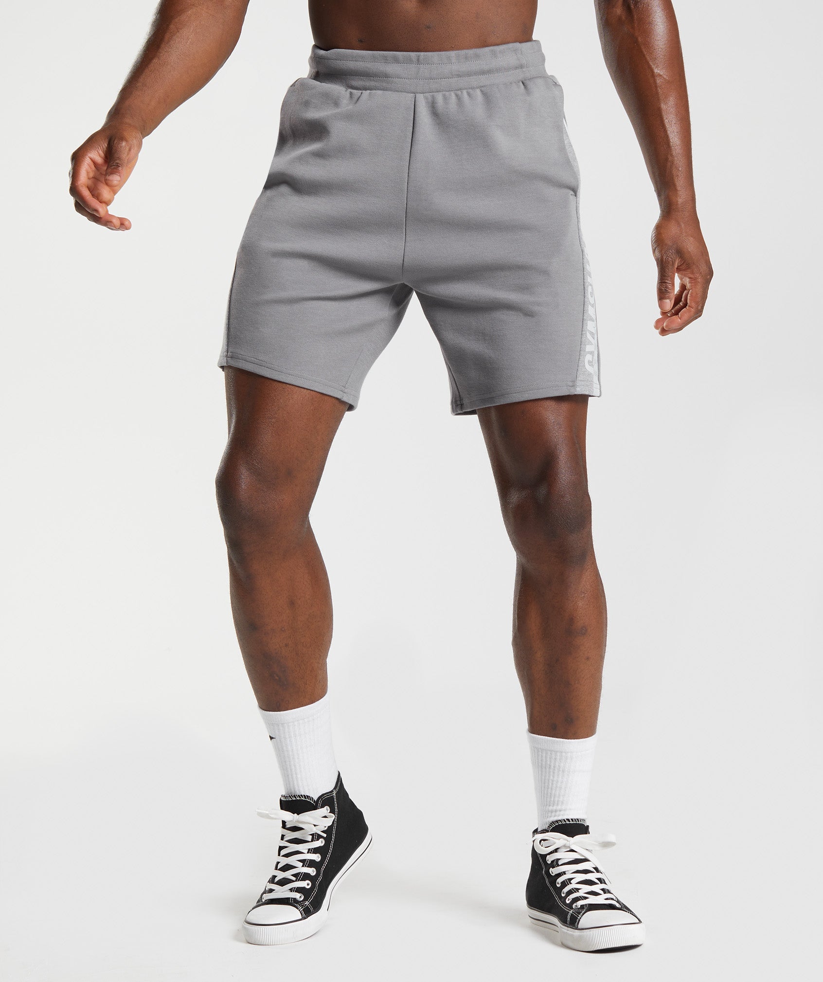 Grey Men's Gymshark Bold React 5" Shorts | OZGQCB-427