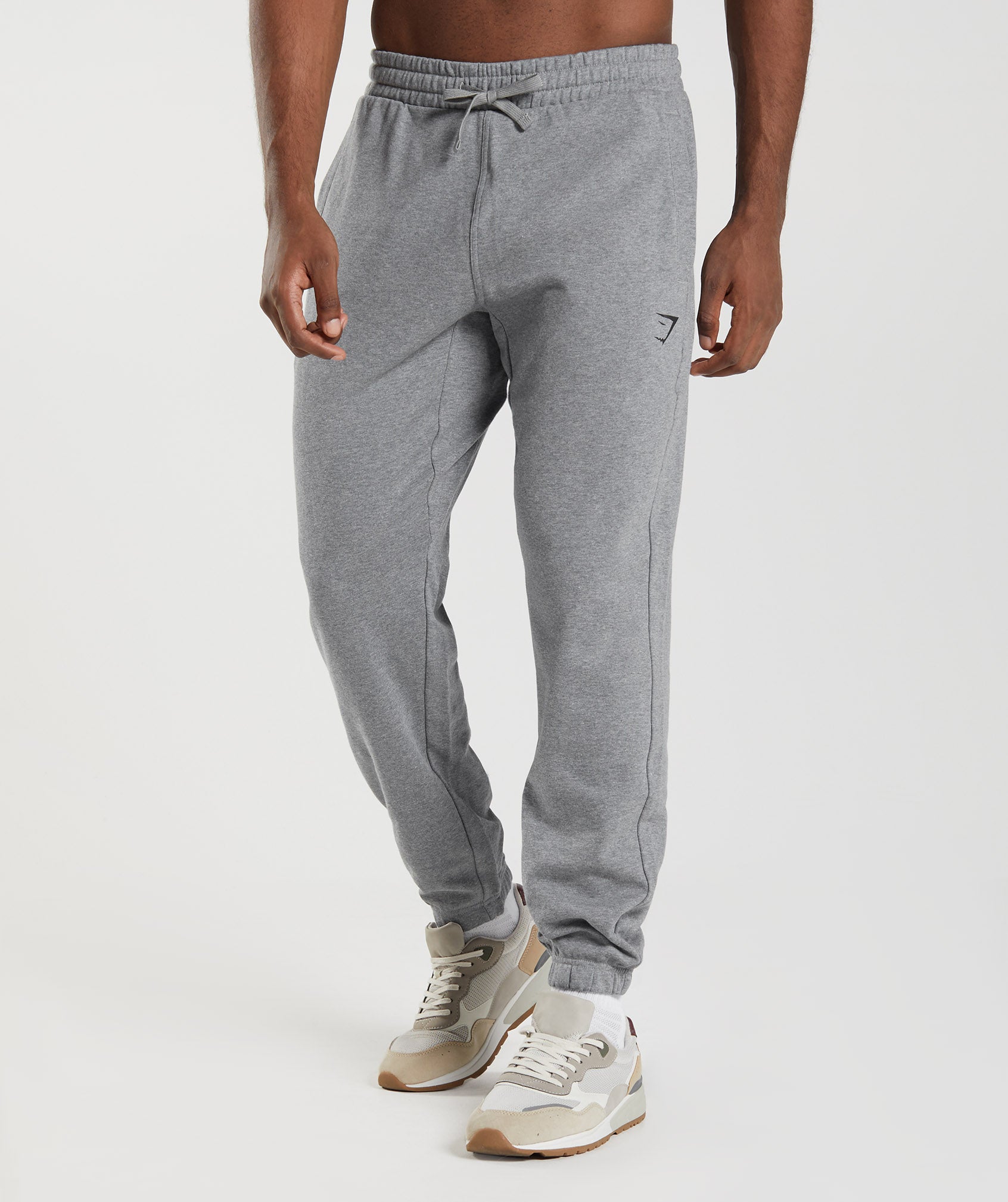 Grey Men's Gymshark Essential Oversized Jogger | AVXONU-025