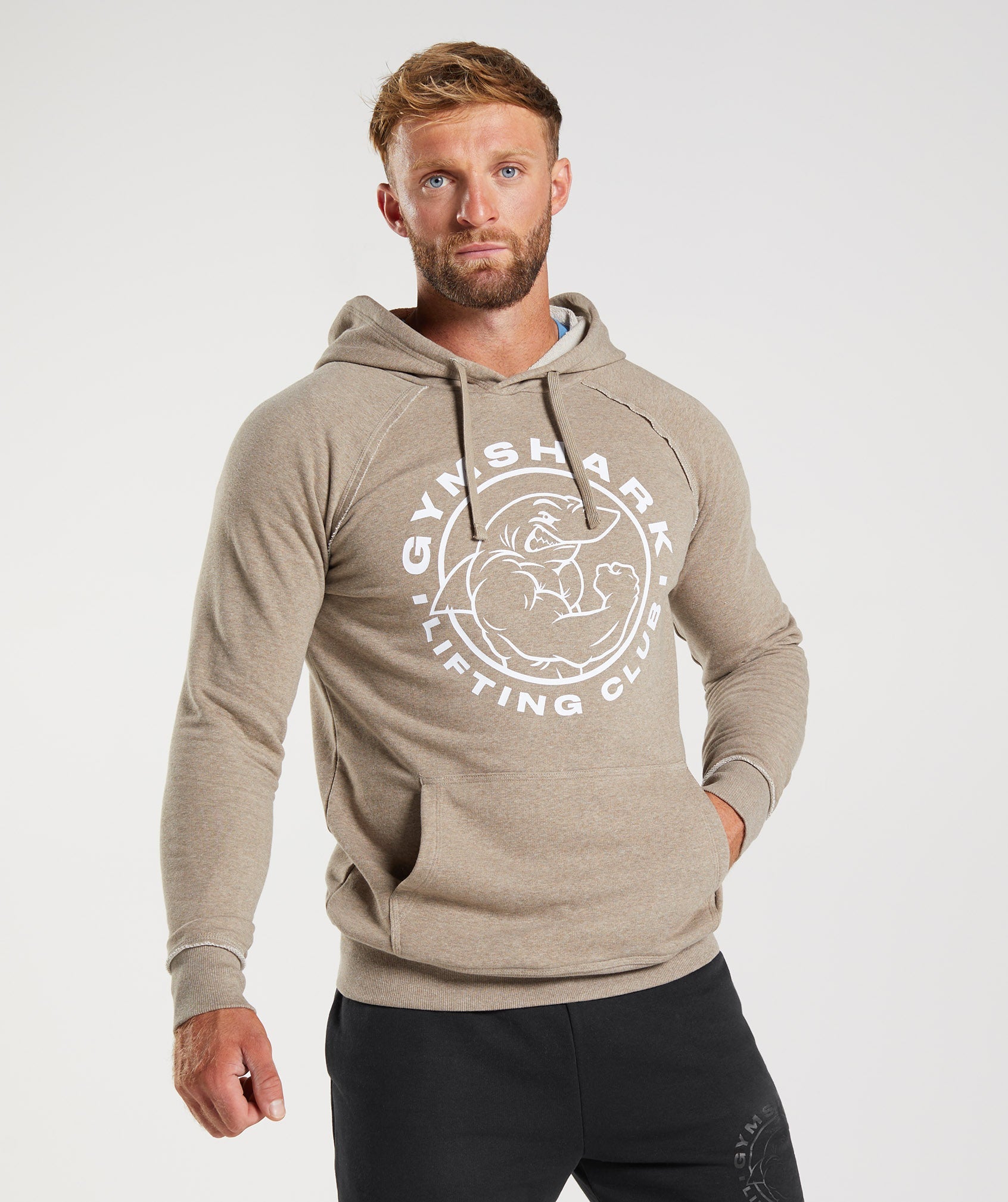 Grey Men's Gymshark Legacy Hoodie | YGNBAK-750