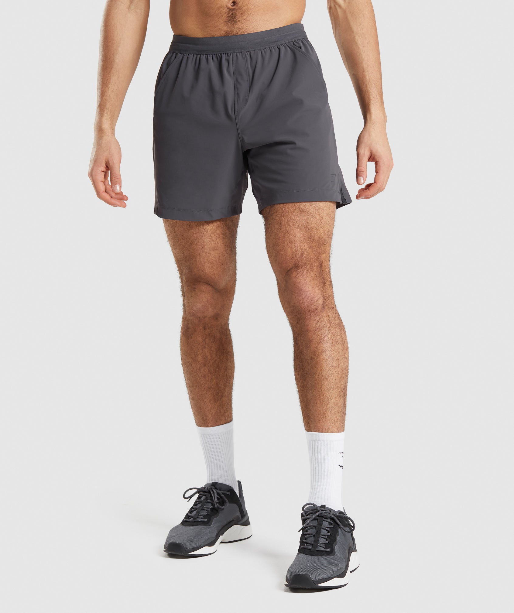 Grey Men's Gymshark Studio Shorts | MFGIWS-854