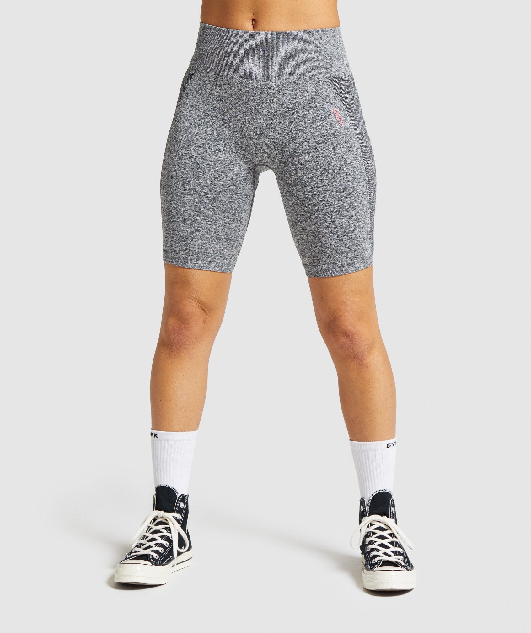 Grey / Pink Women's Gymshark Flex Cycling Shorts | VIFWZP-245