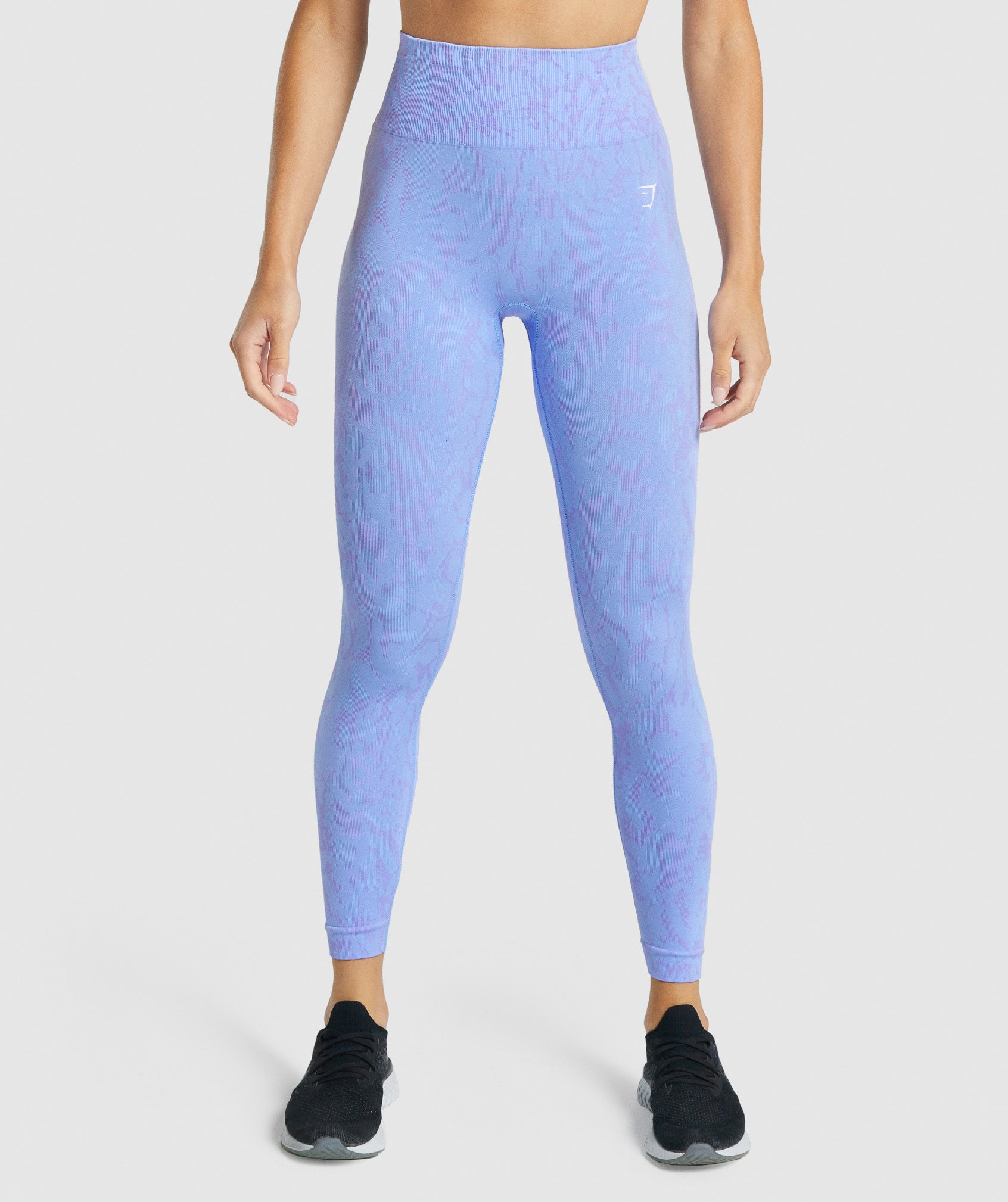 Light Blue Women's Gymshark Adapt Animal Seamless Leggings | XBLOHE-370