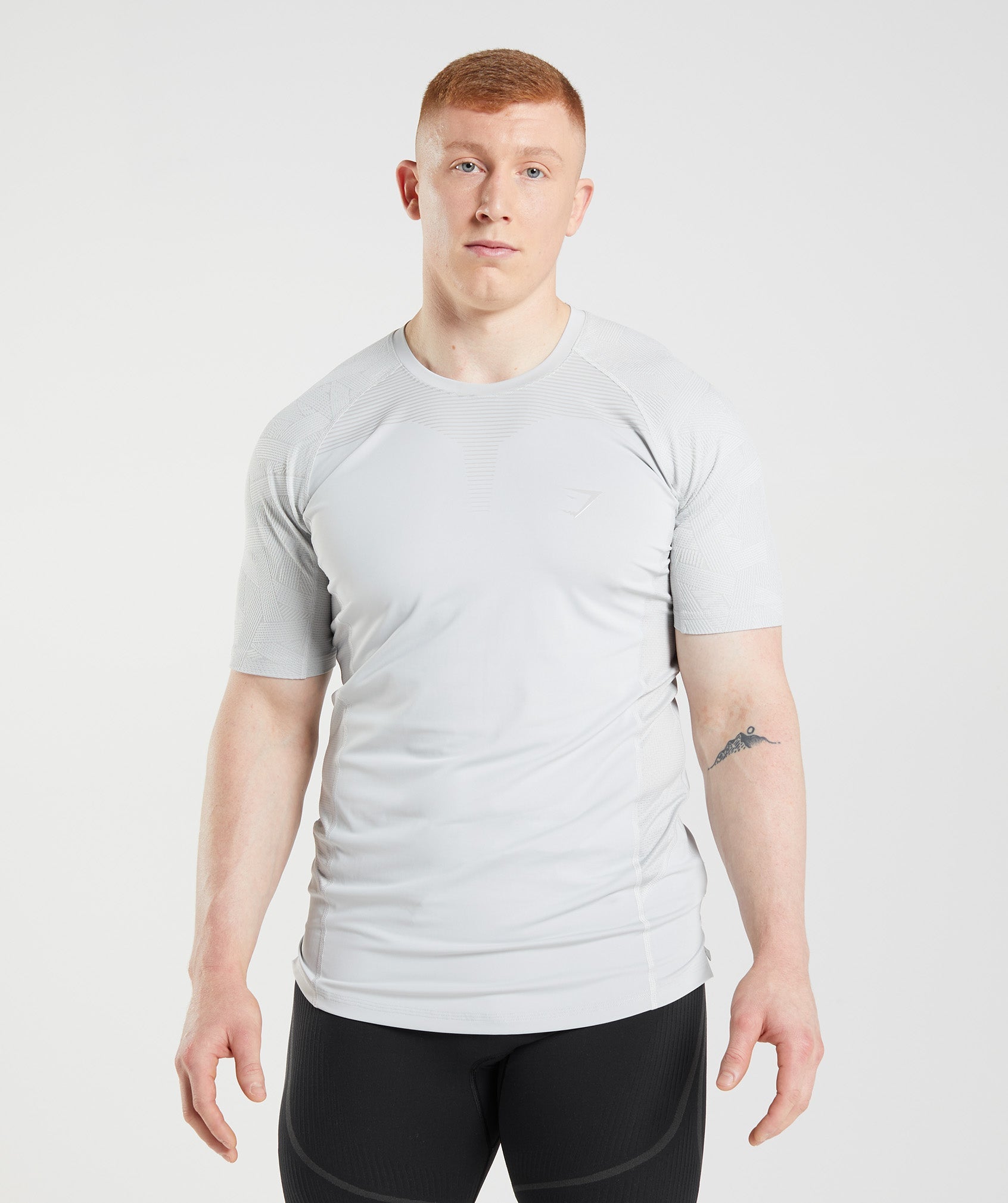 Light Grey Men's Gymshark 315 T Shirts | VLGDWZ-563