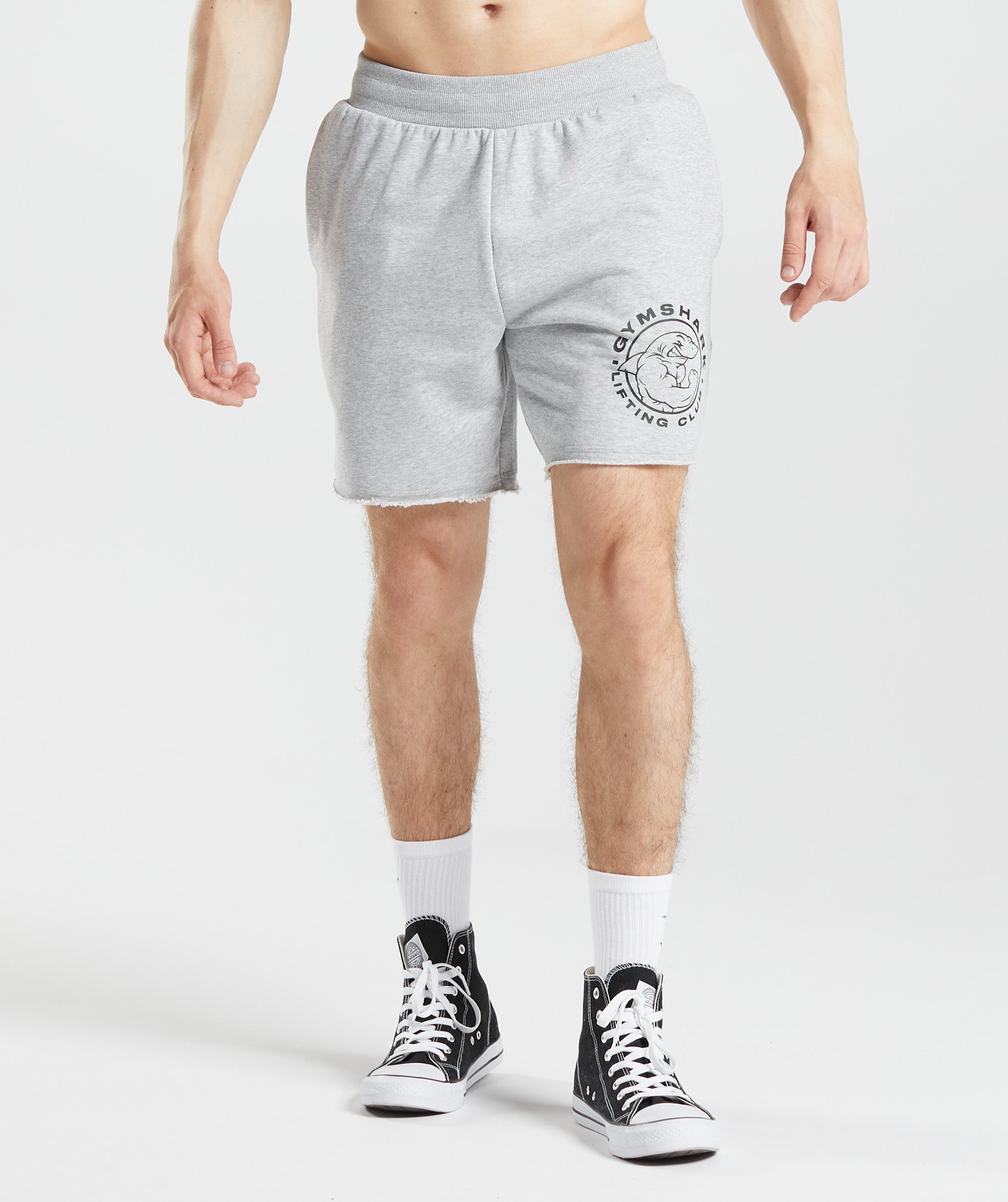 Light Grey Men's Gymshark Legacy Shorts | OGYTDM-789