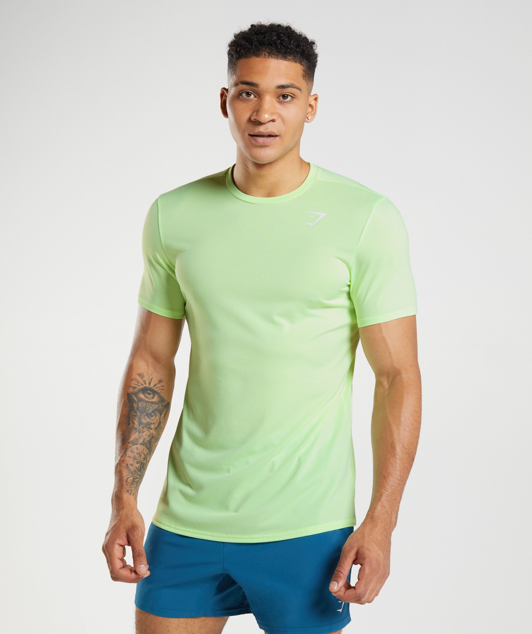 Mint Men's Gymshark Arrival T Shirts | TMVKPS-724