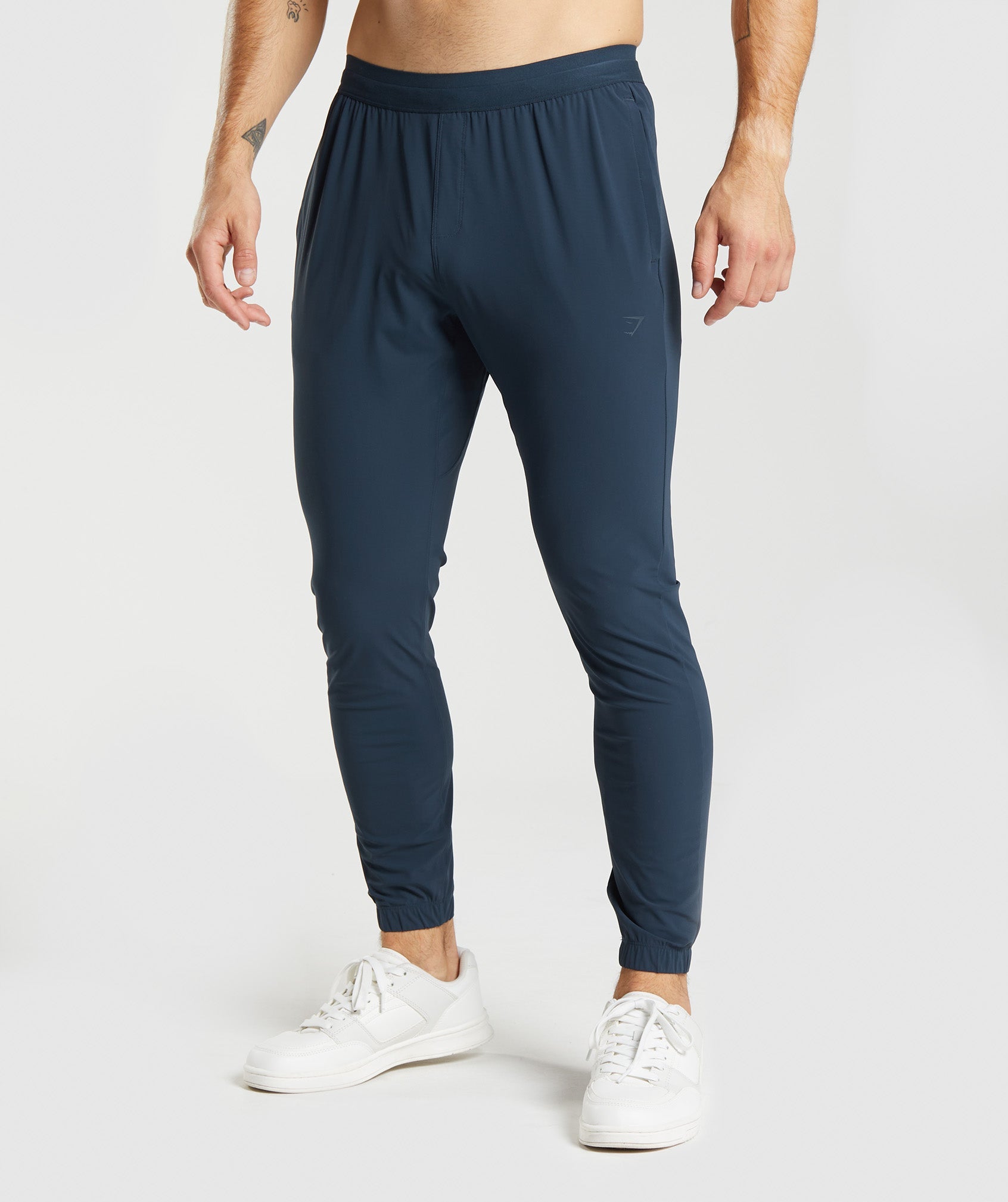 Navy Men's Gymshark Studio Jogger | IVGRML-507