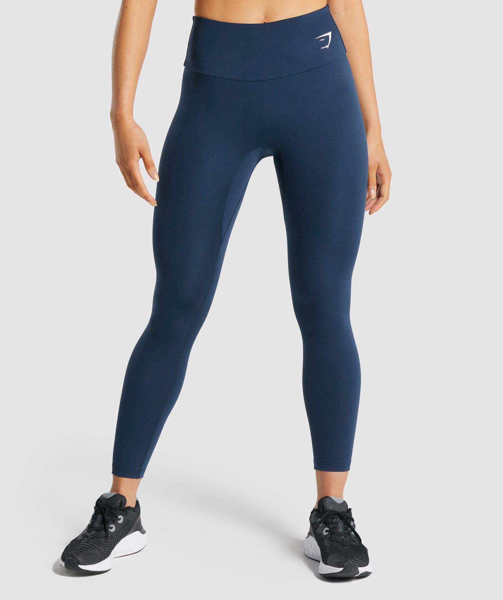 Navy Women's Gymshark Training Leggings | YZTGLW-401