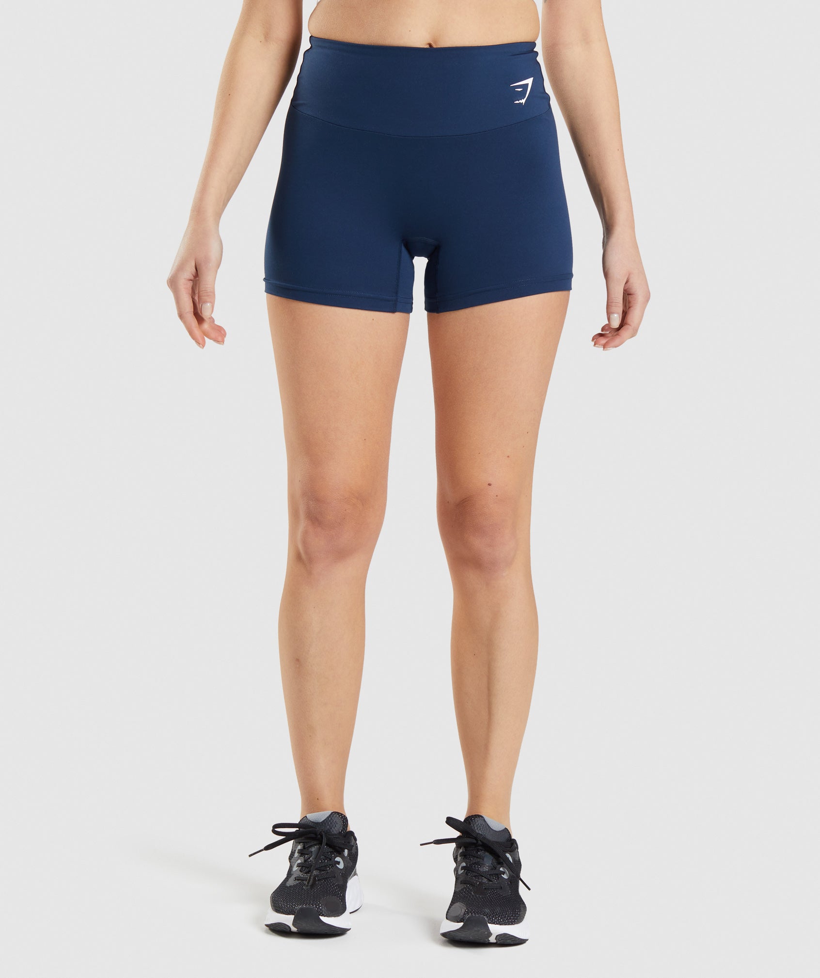 Navy Women's Gymshark Training Shorts | MPTJGE-534