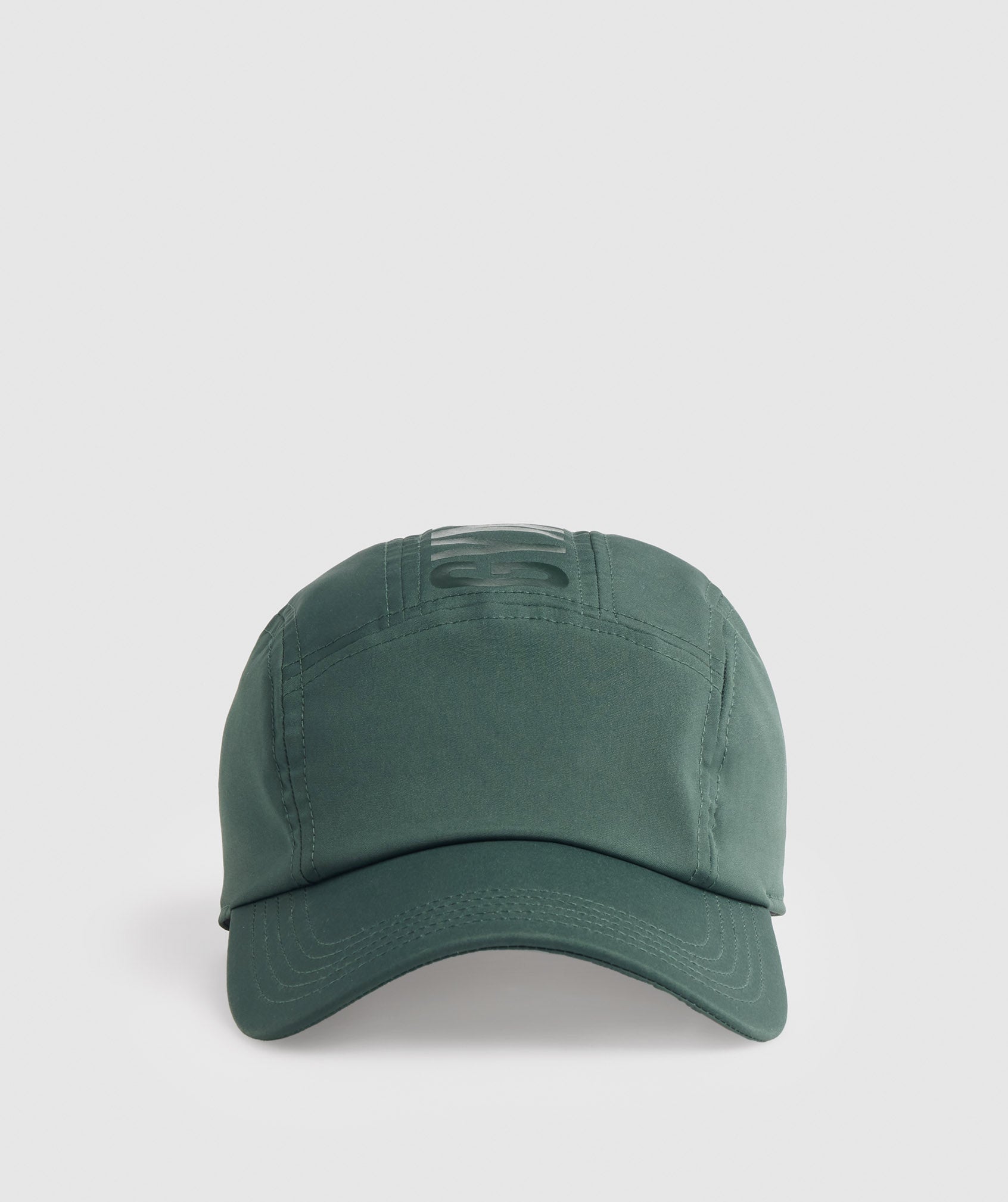 Obsidian Green Men's Gymshark Logo 5 Panel Hats | RZFOKN-930