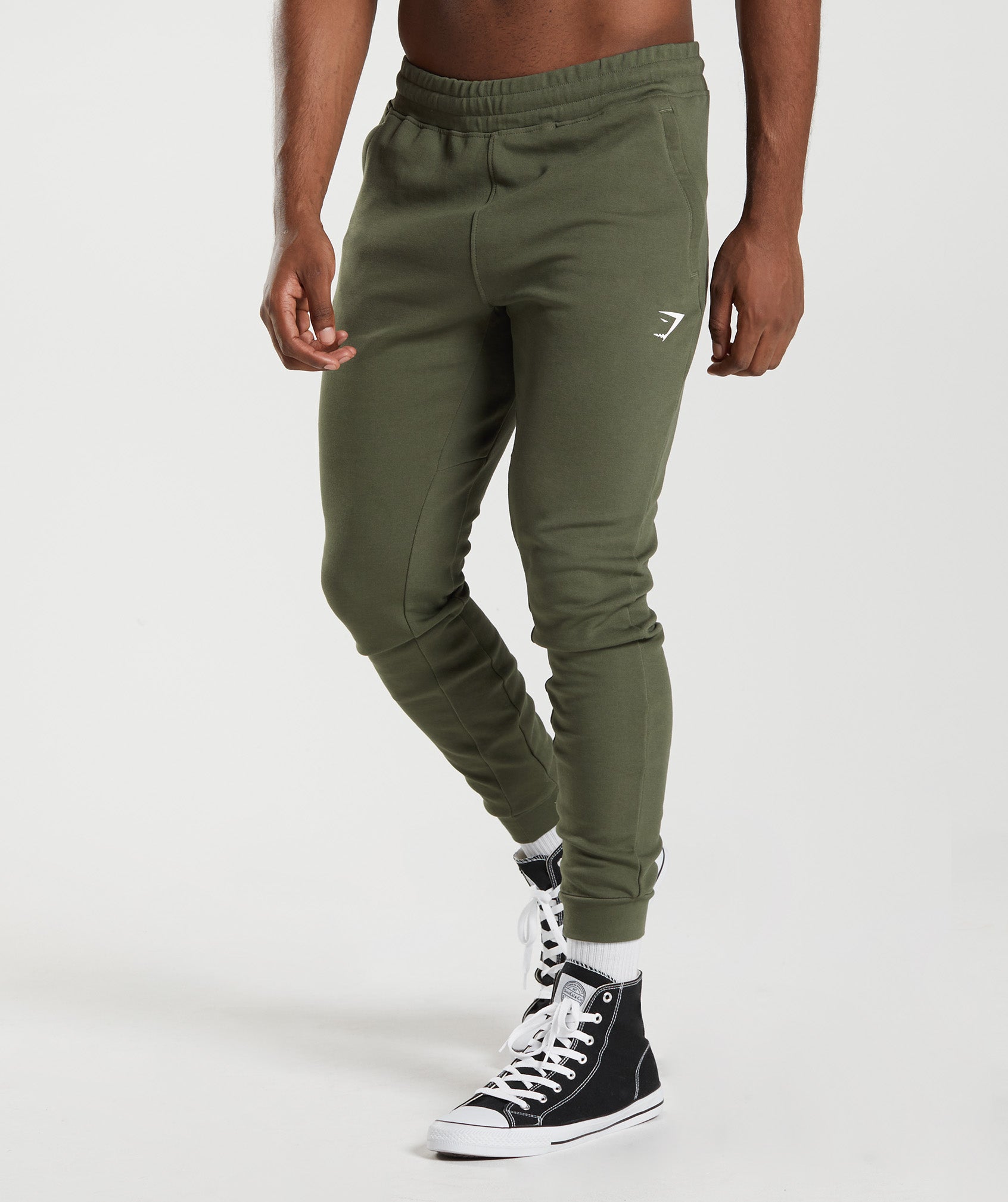 Olive Men's Gymshark React Jogger | BEPAMI-791