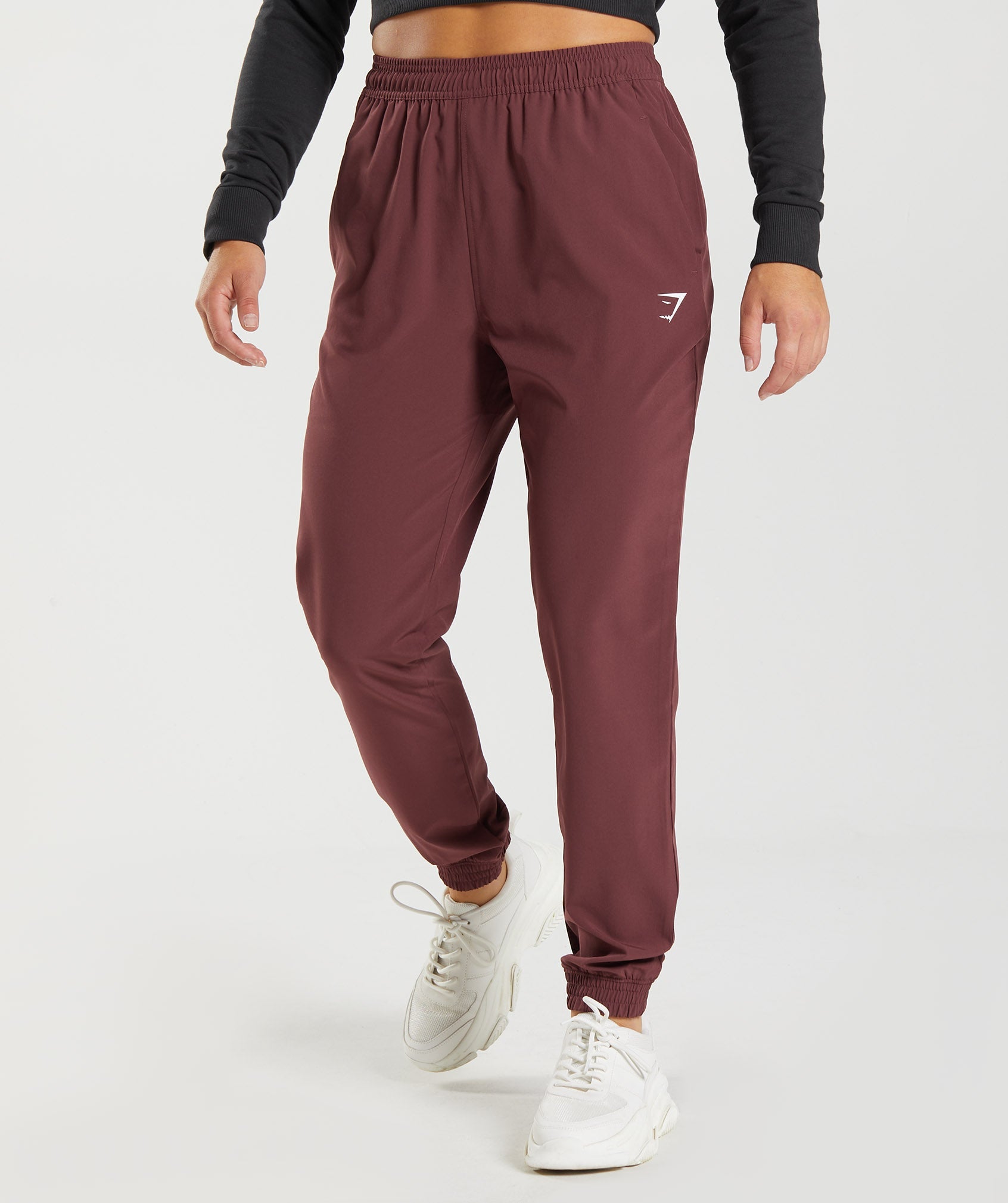 Pink Brown Women's Gymshark Training Woven Jogger | JSHONZ-620