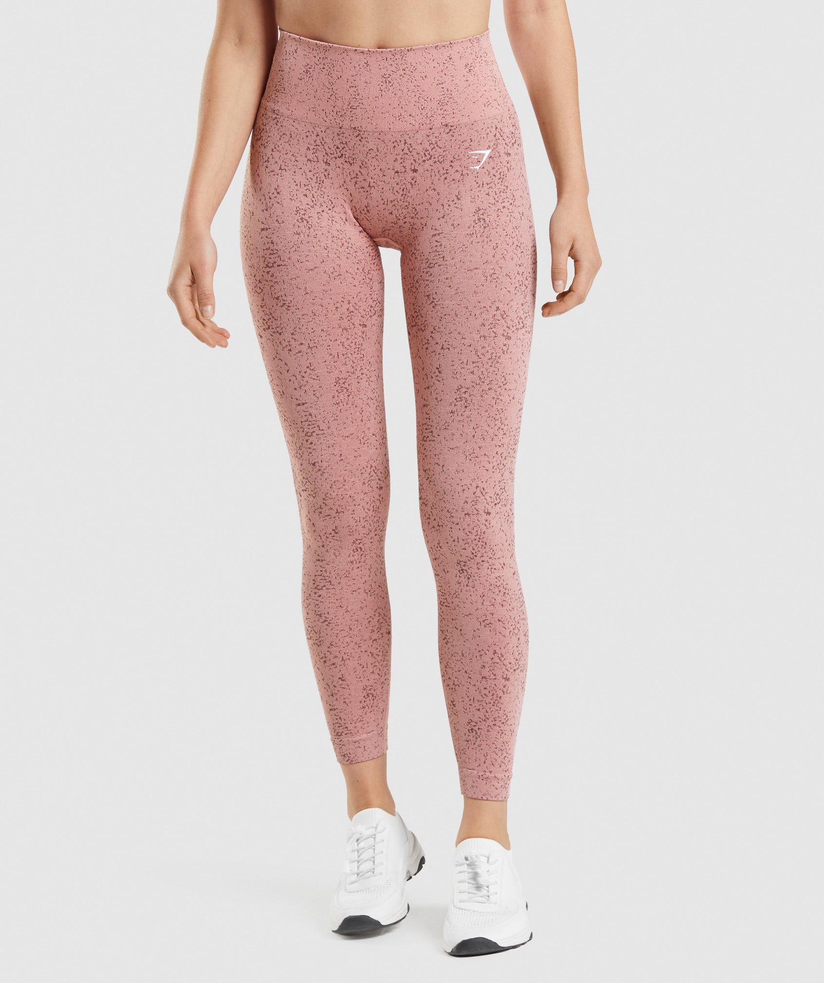 Pink Women's Gymshark Adapt Fleck Seamless Leggings | OMPNJF-185