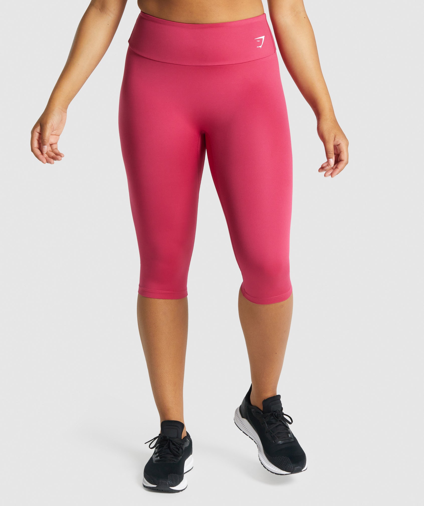 Pink Women's Gymshark Training Cropped Leggings | BKYCTJ-978