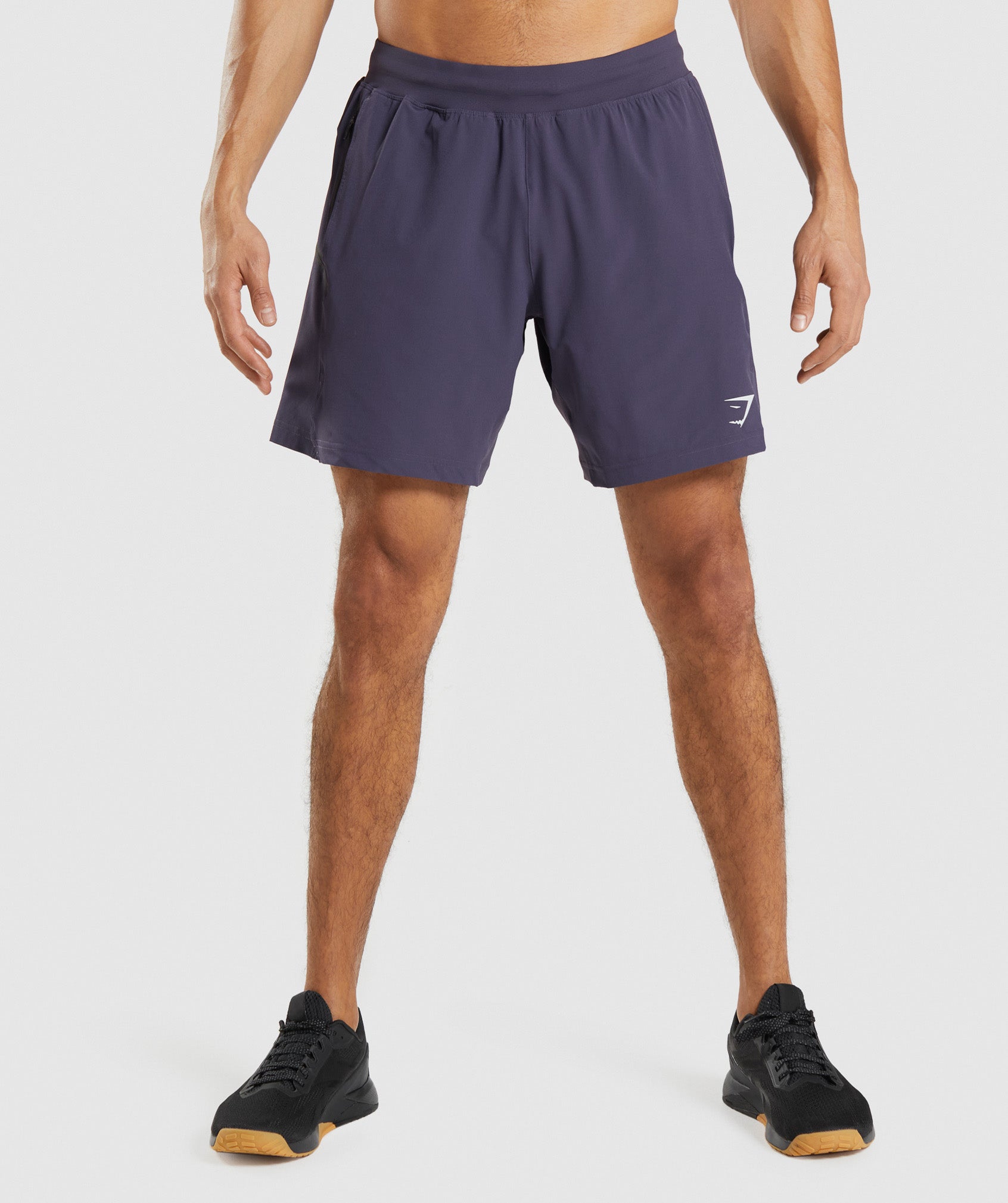 Purple Men's Gymshark Apex 8" Function Shorts | CXQIWG-953