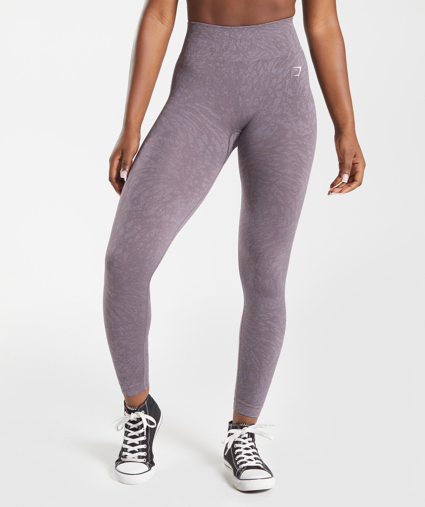 Purple Women's Gymshark Adapt Animal Seamless Leggings | MTJHLZ-967