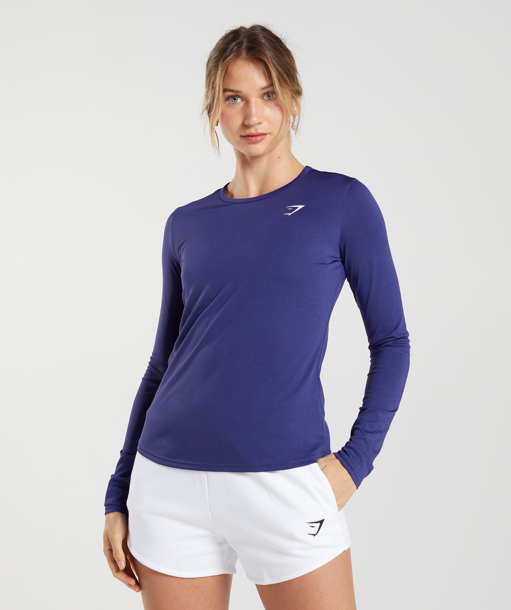 Purple Women's Gymshark Training Long Sleeve Tops | QGEKWP-264