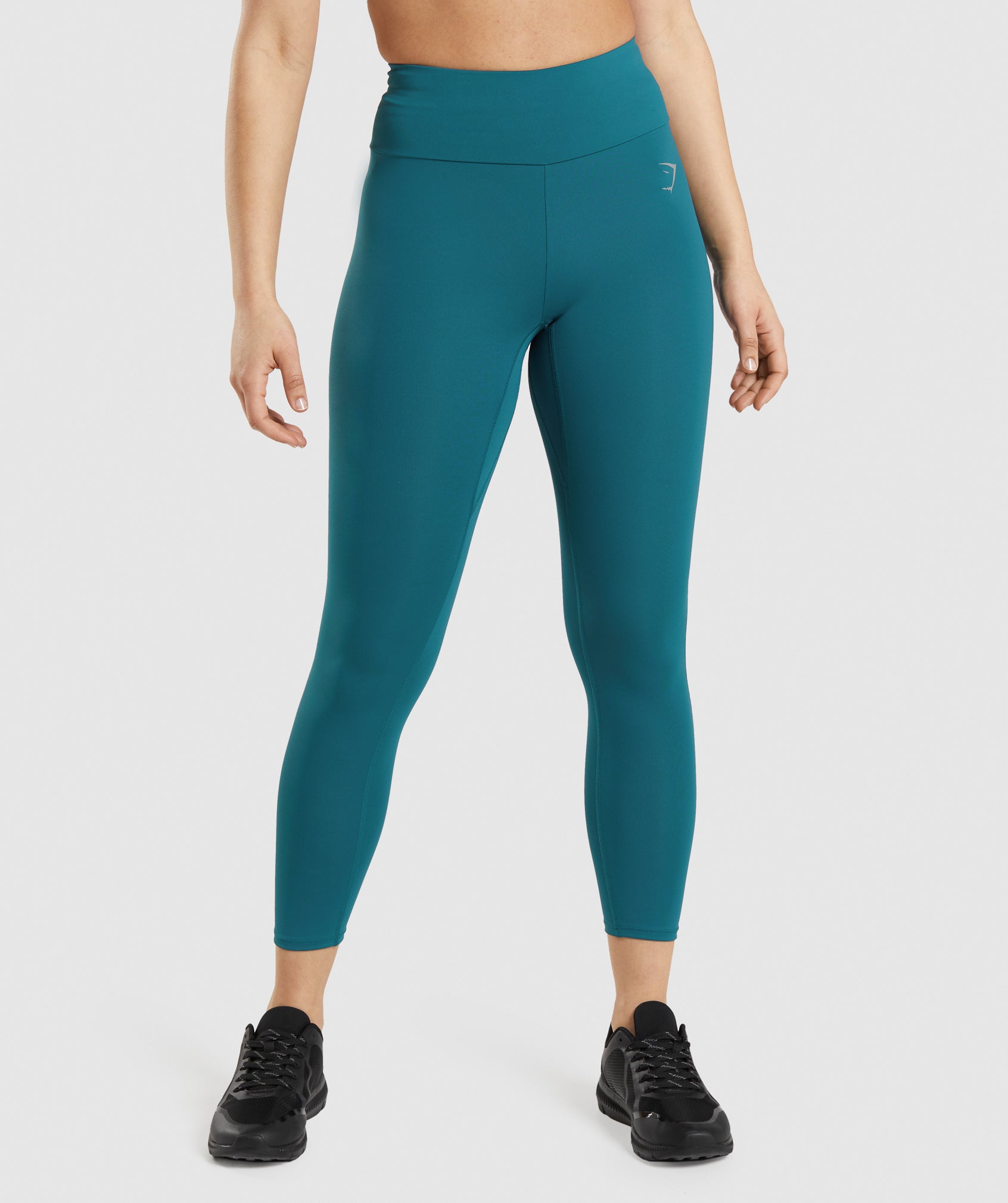 Turquoise Women's Gymshark Speed Leggings | VJUWBO-108