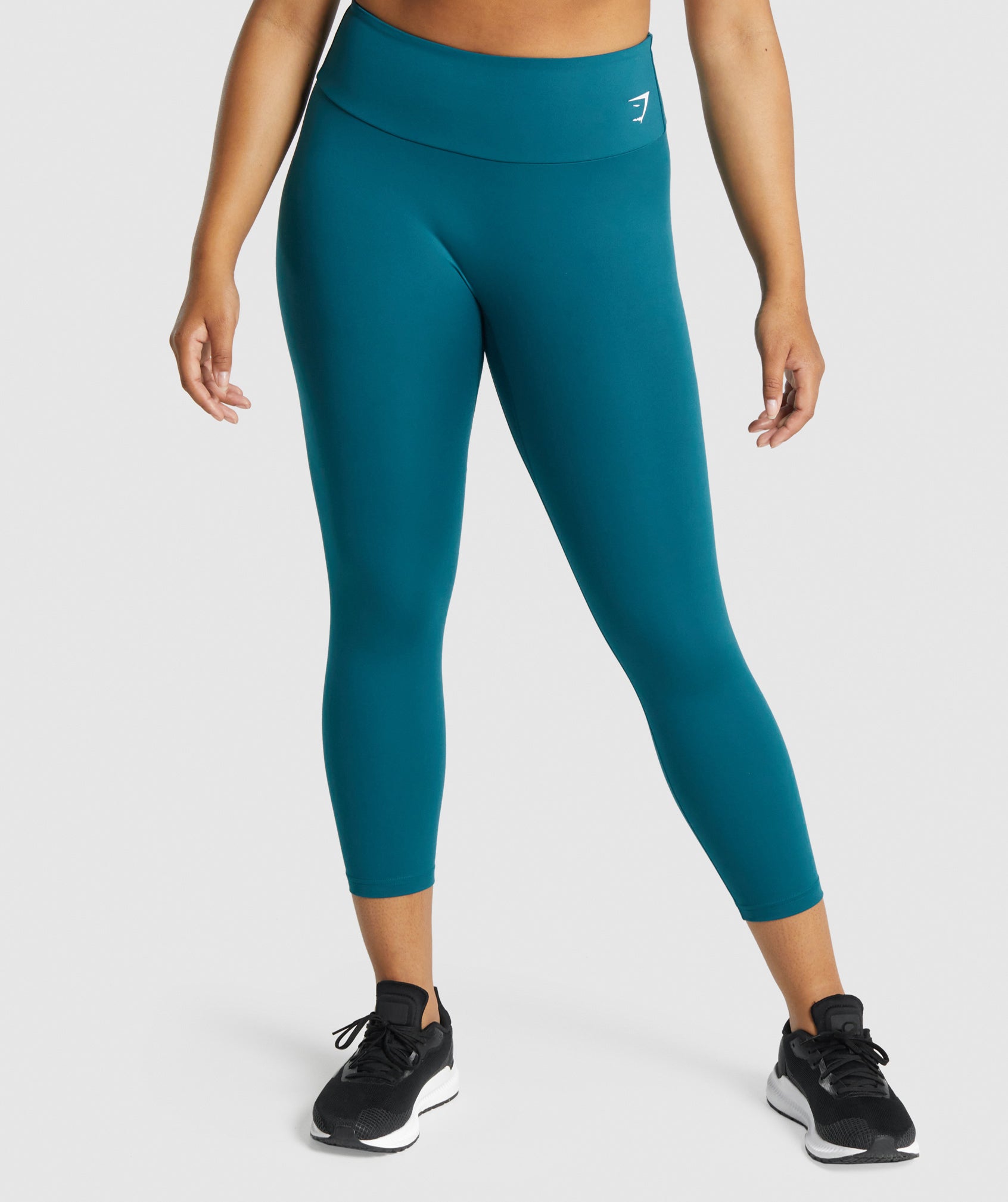 Turquoise Women's Gymshark Training 7/8 Leggings | XZEMOQ-216