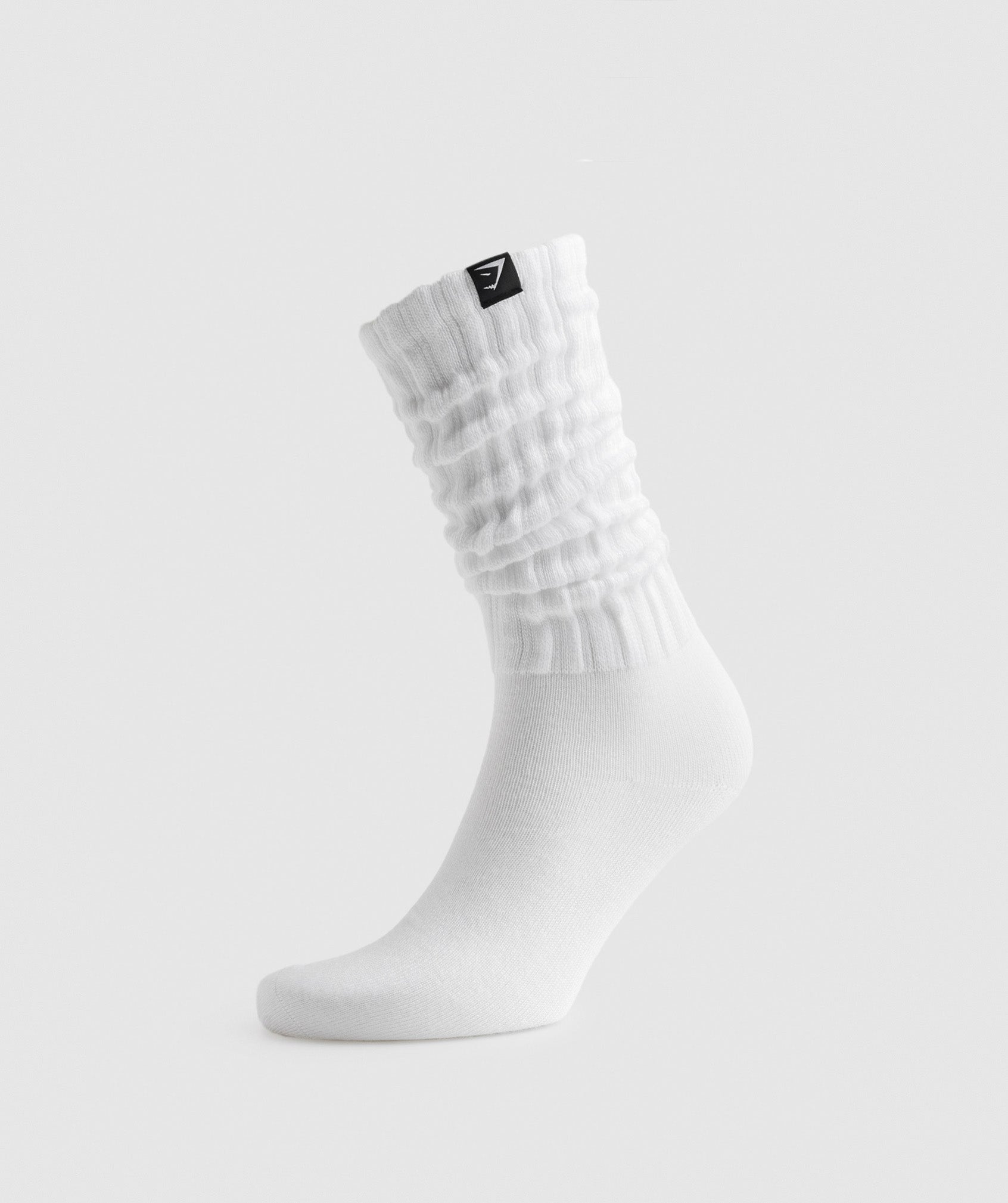 White Women's Gymshark Comfy Rest Day Socks | EHILKJ-749