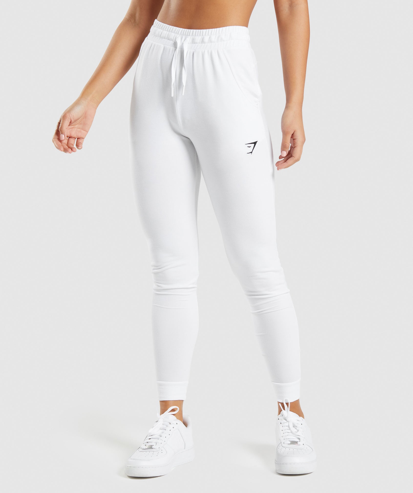 White Women's Gymshark Training Pippa Jogger | NCUJMO-791