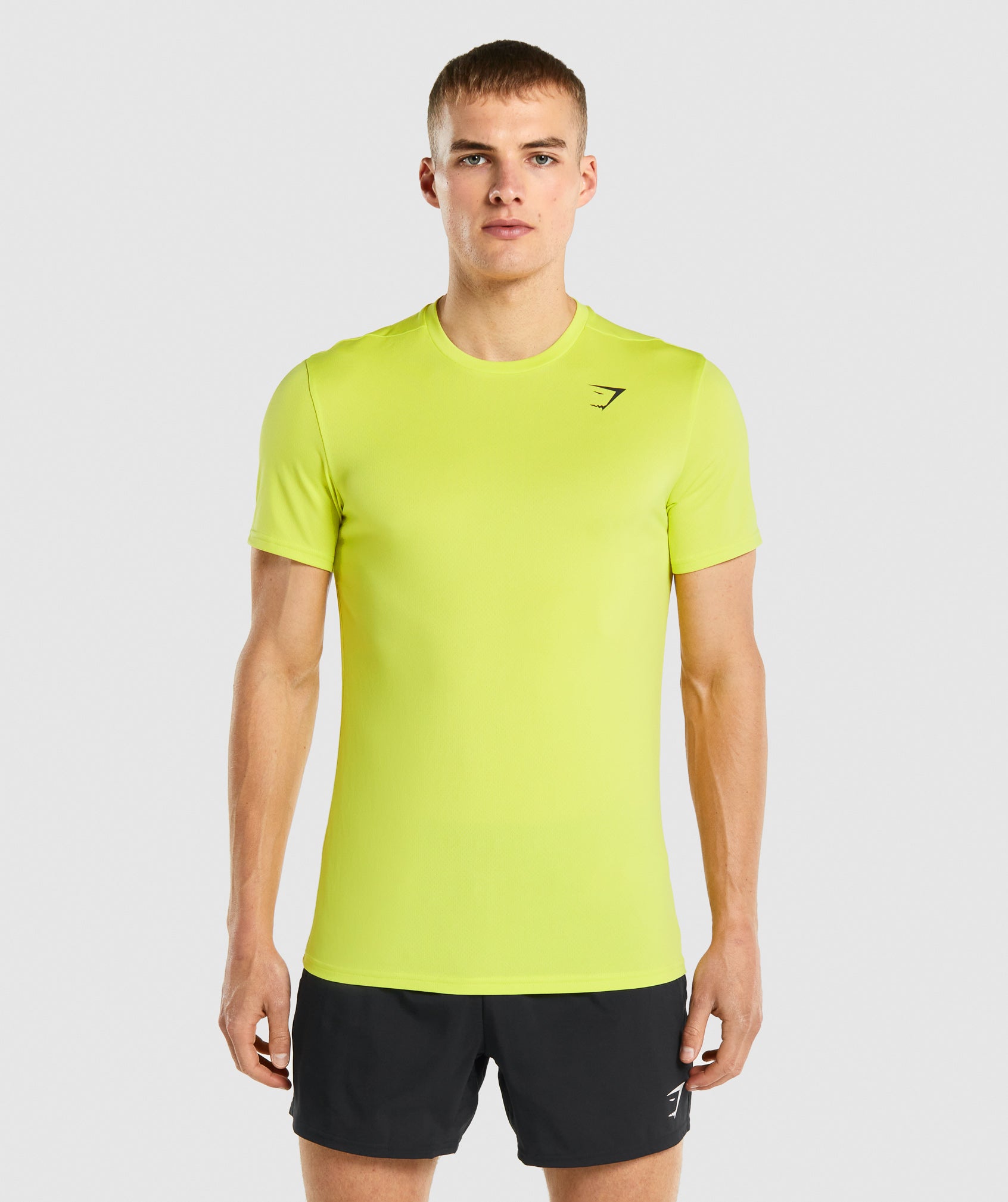 Yellow Men's Gymshark Arrival T Shirts | YTKUME-129