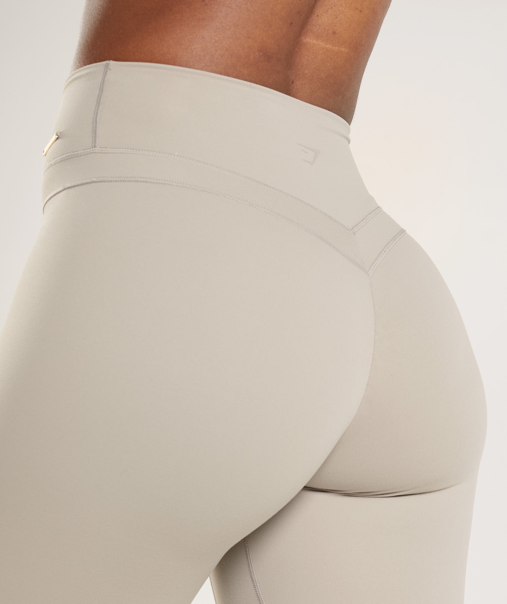 Beige Women's Gymshark Whitney Cycling Shorts | IEPSZC-524