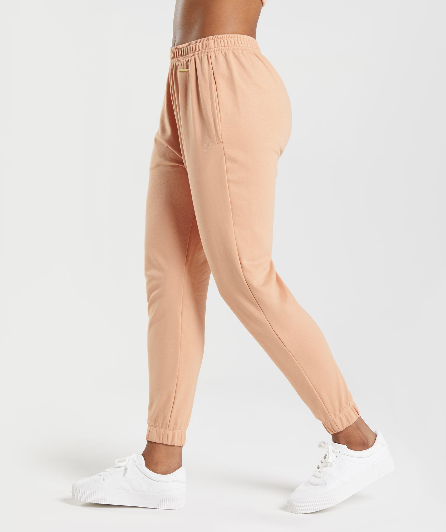 Beige Women's Gymshark Whitney Loose Jogger | XOMFPY-281