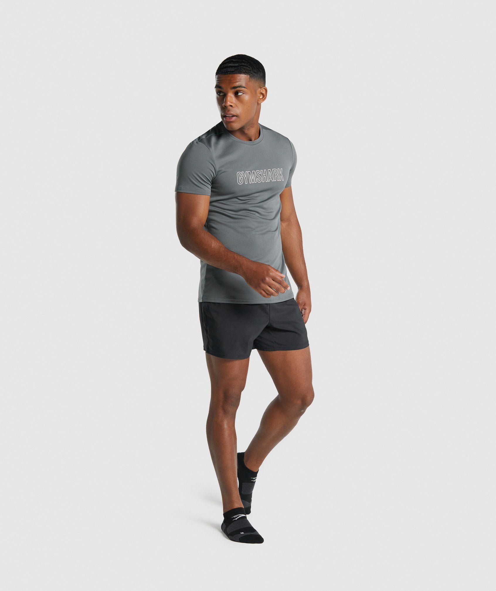 Black Men's Gymshark Ankle Performance Socks | TIWQZF-219