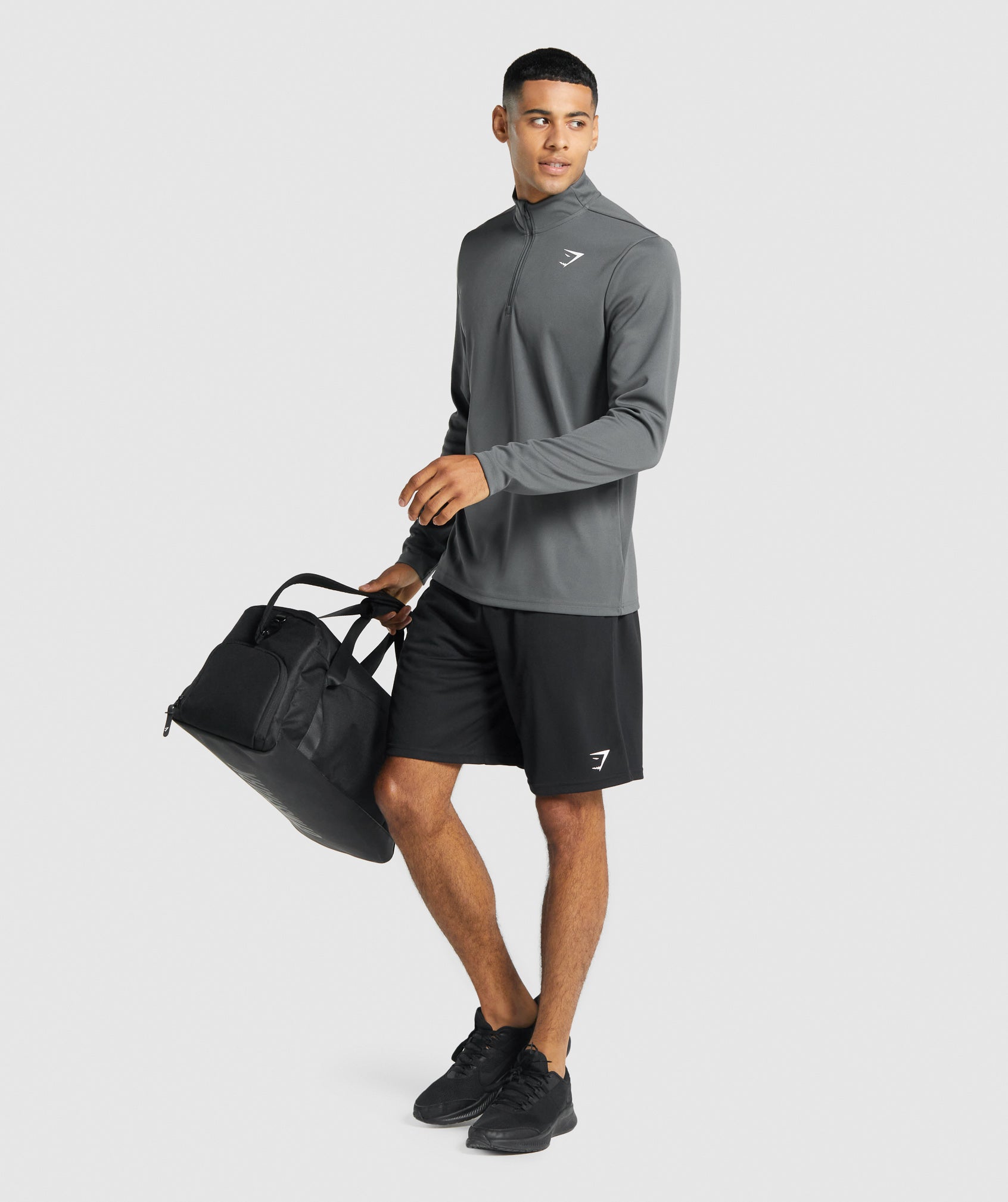 Black Men's Gymshark Arrival Knitted Shorts | XNLUKO-459