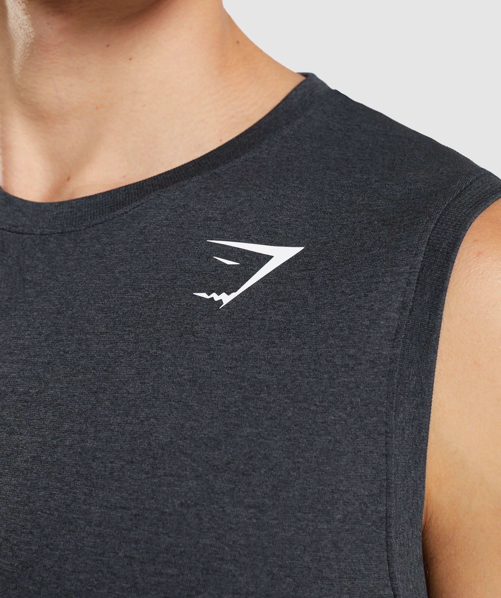 Black Men's Gymshark Arrival Seamless Tanks | FMEIGQ-180